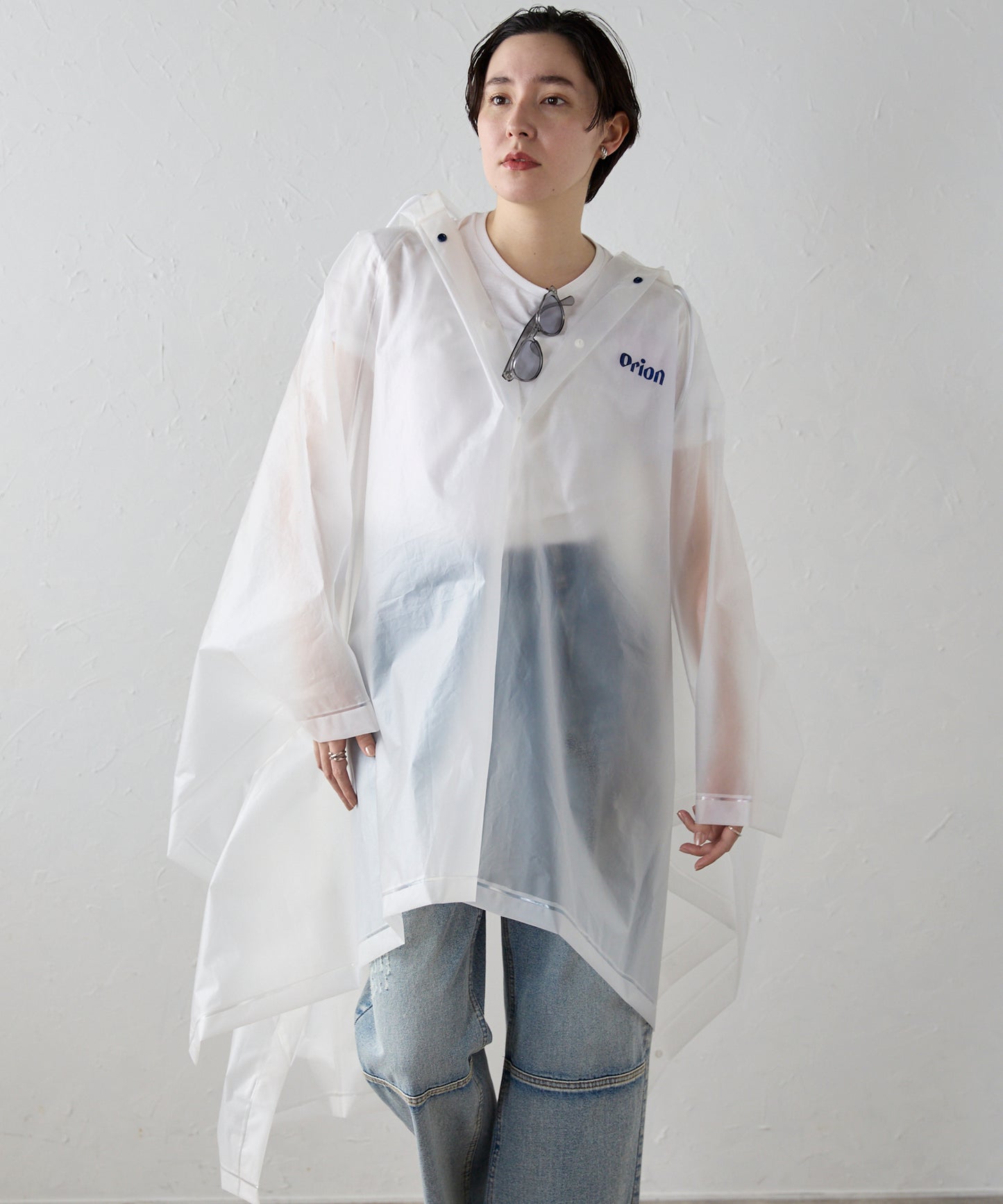 Orion beer logo poncho オリオンビールロゴ レインポンチョ