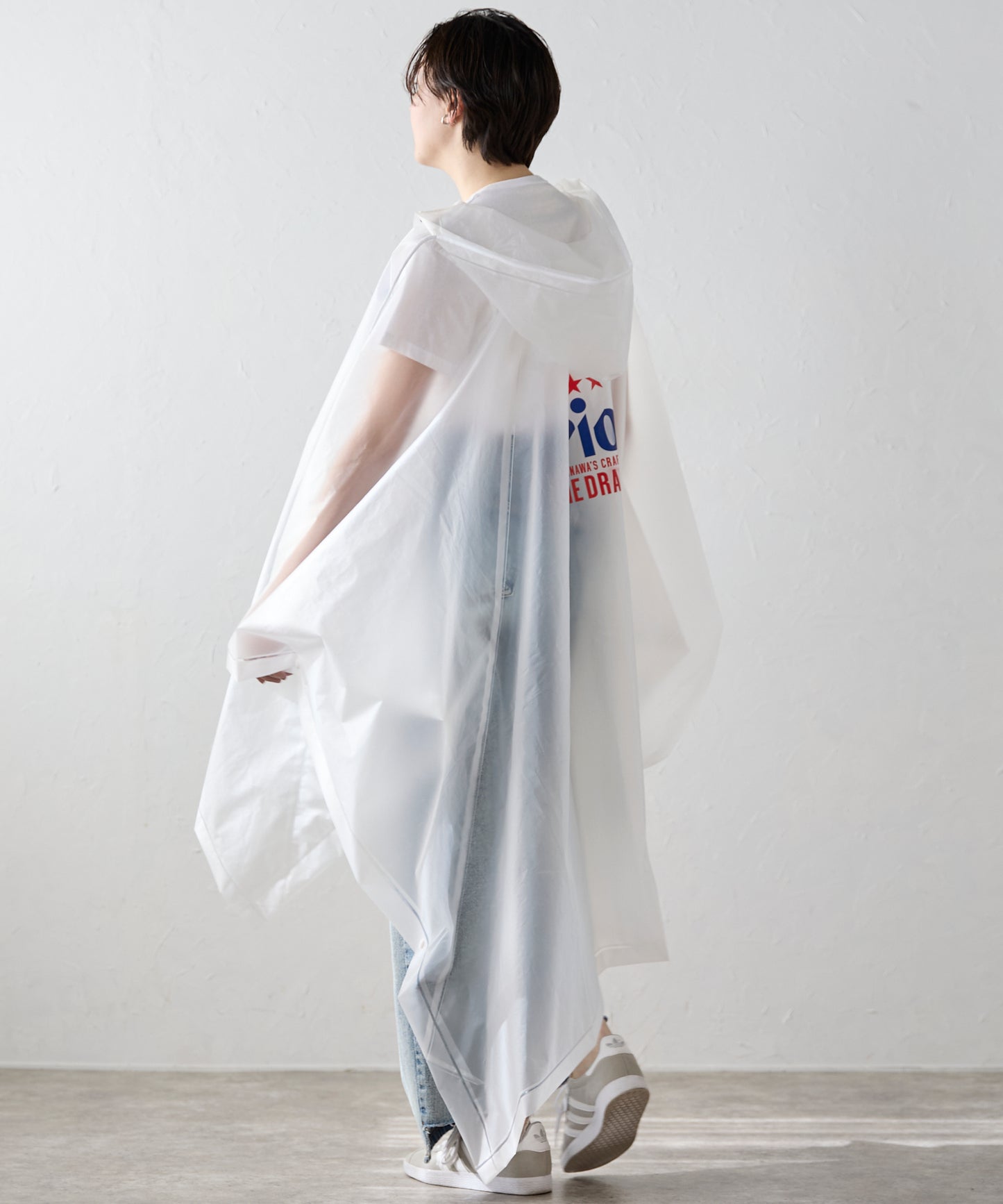Orion beer logo poncho オリオンビールロゴ レインポンチョ