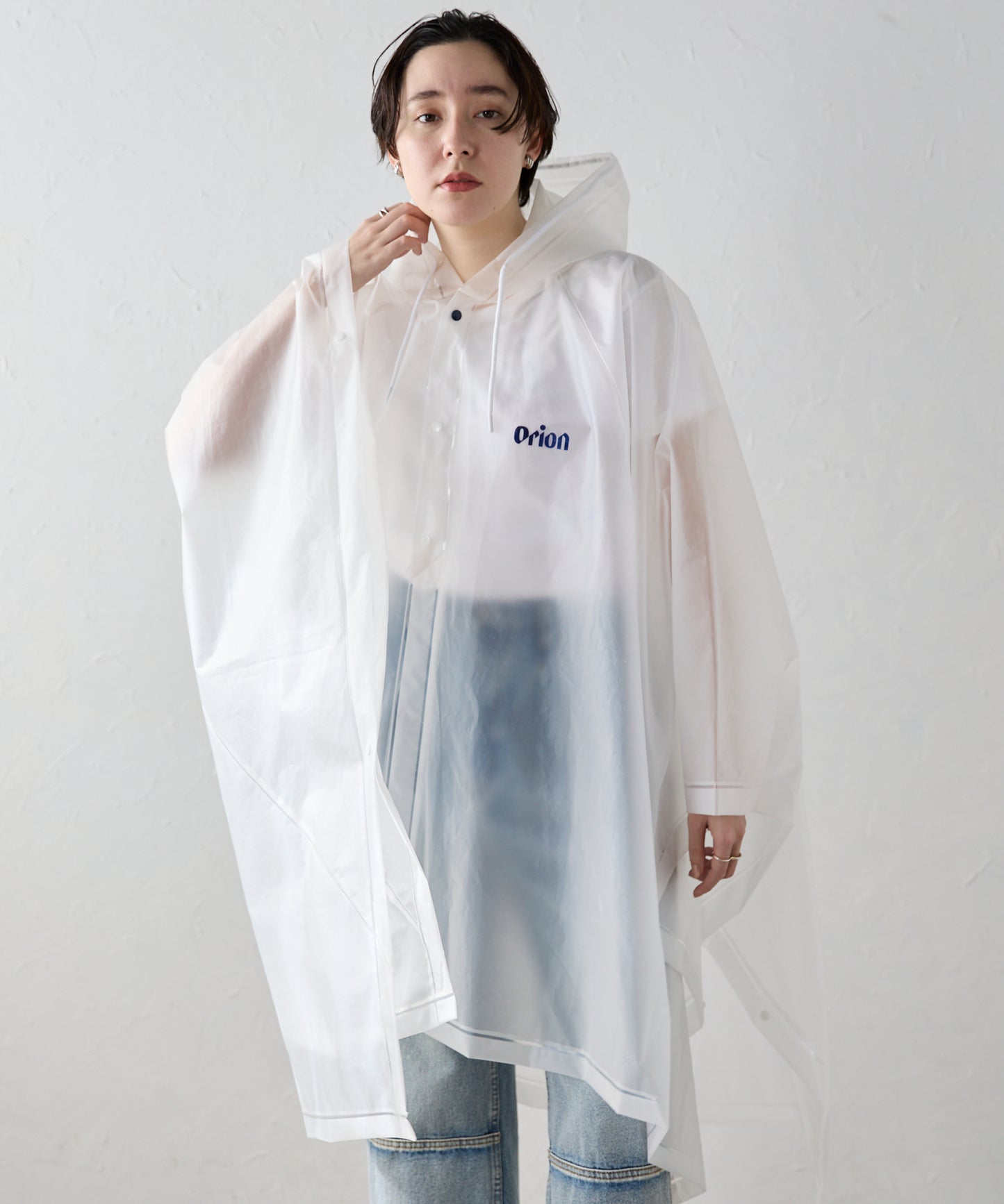 Orion beer logo poncho オリオンビールロゴ レインポンチョ