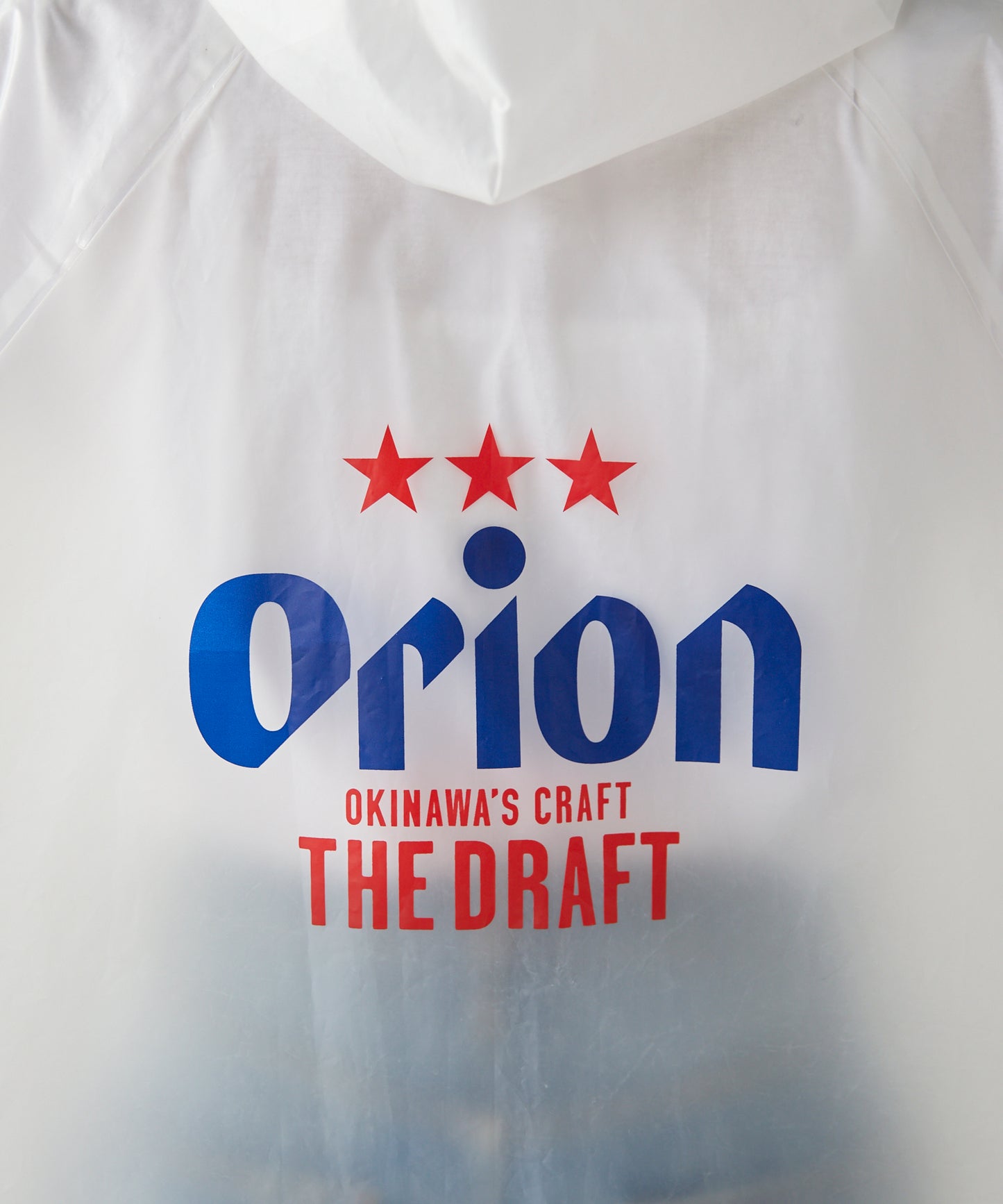 Orion beer logo poncho オリオンビールロゴ レインポンチョ