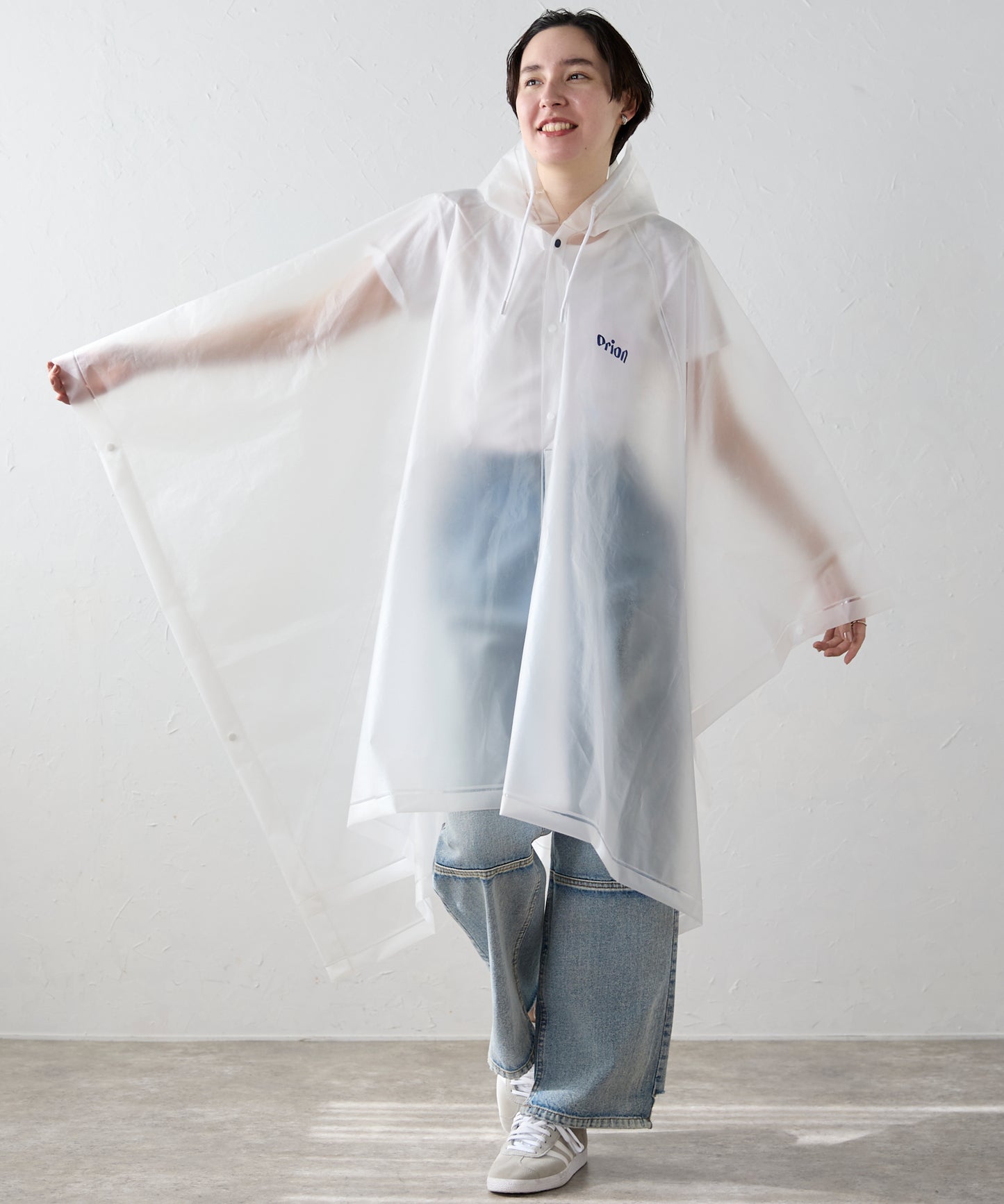 Orion beer logo poncho オリオンビールロゴ レインポンチョ