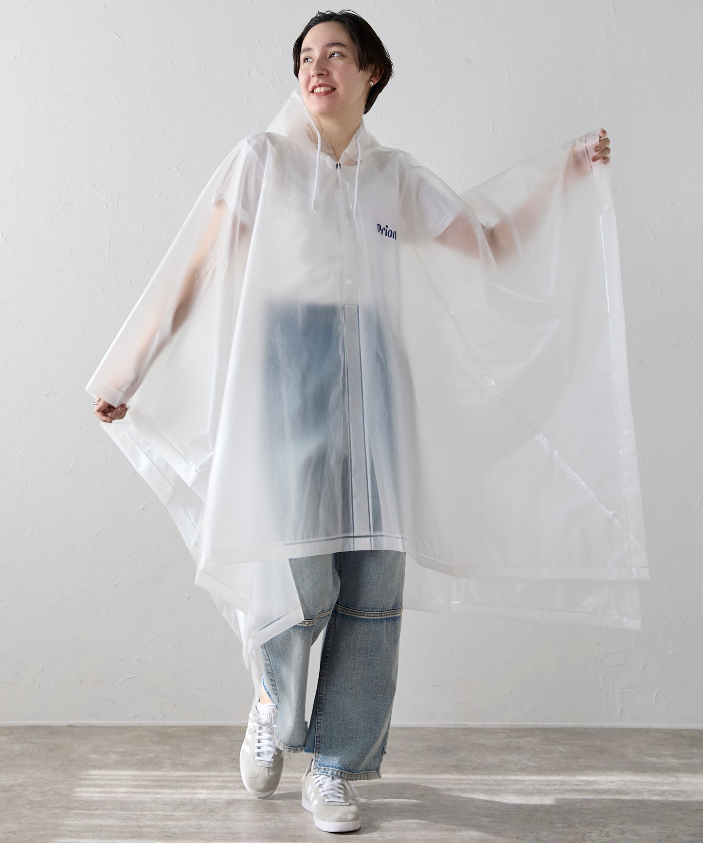 Orion beer logo poncho オリオンビールロゴ レインポンチョ