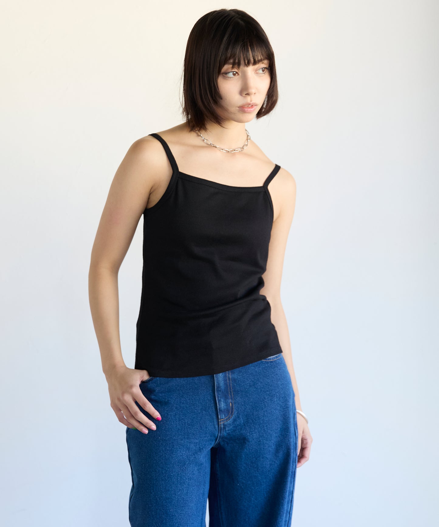 Camisole with Built-in Cups　カップ付きキャミソール