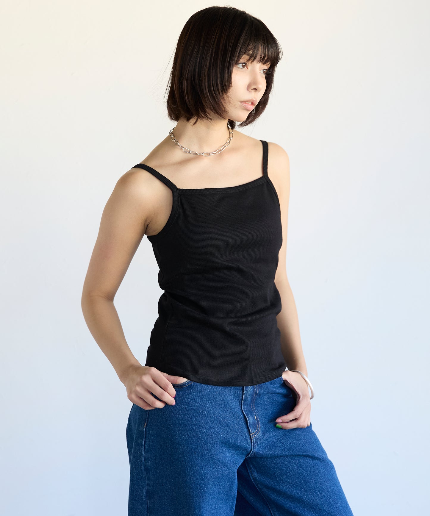 Camisole with Built-in Cups　カップ付きキャミソール
