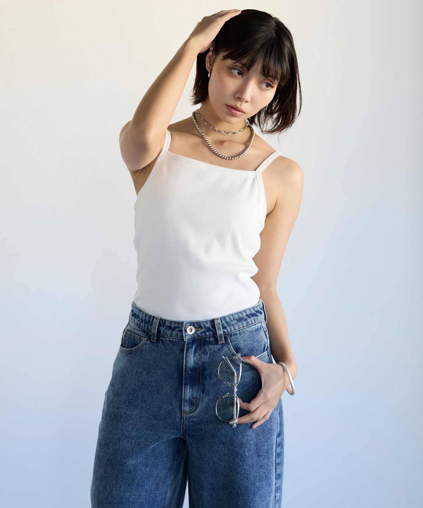 Camisole with Built-in Cups　カップ付きキャミソール