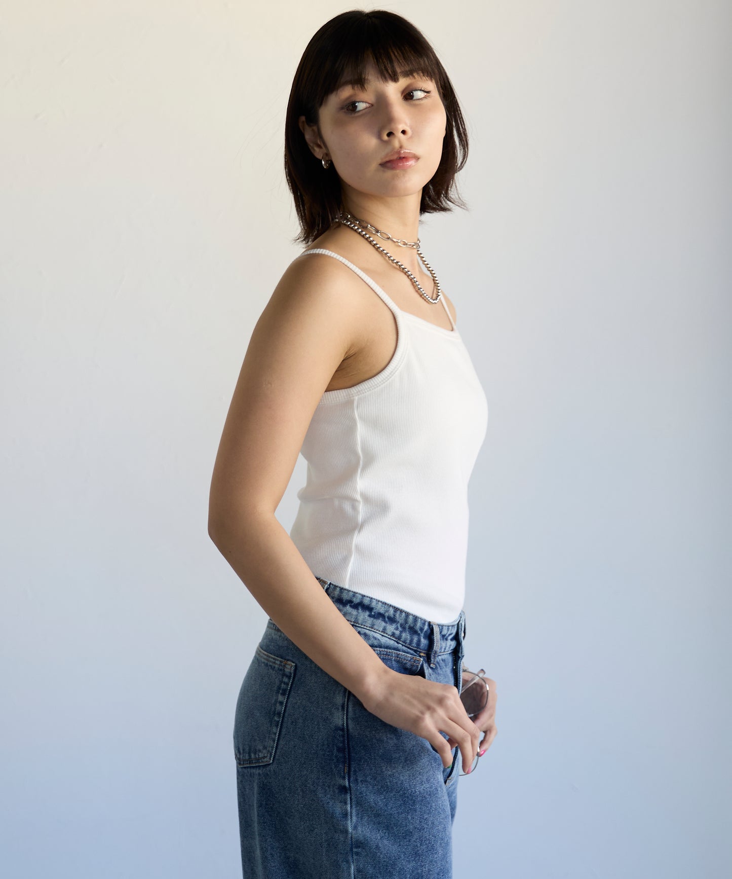Camisole with Built-in Cups　カップ付きキャミソール