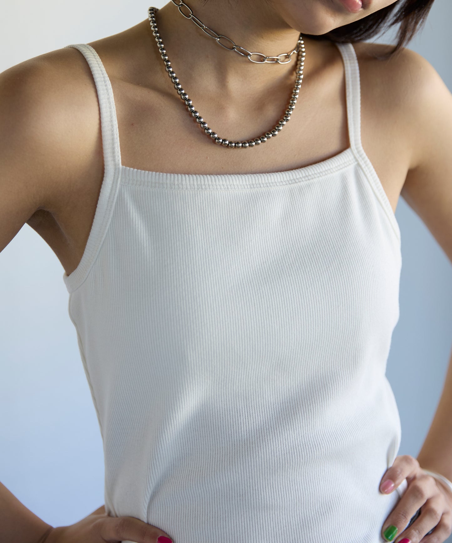 Camisole with Built-in Cups　カップ付きキャミソール