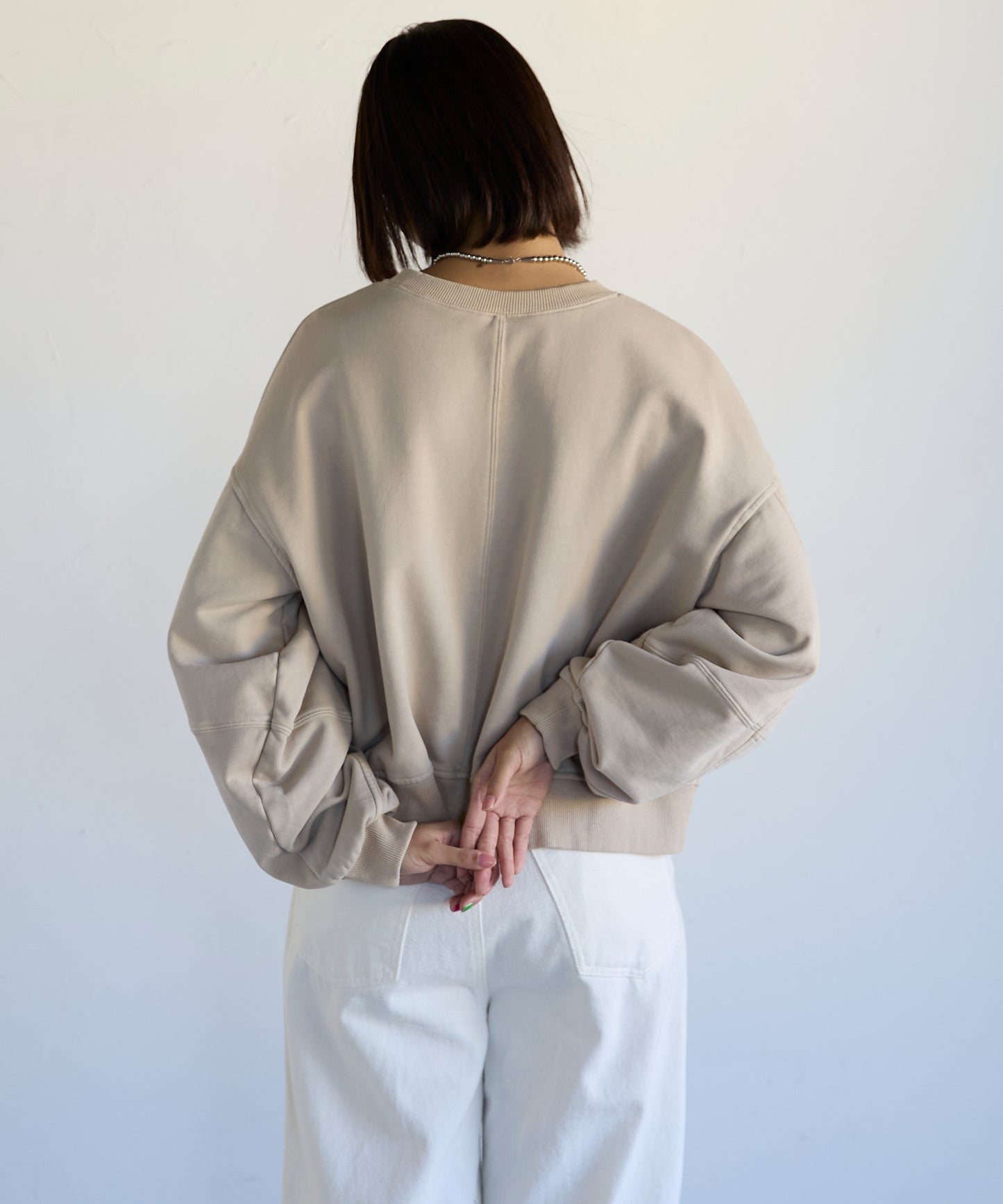 Pigment Short-Length Sweatshirt　ピグメント短丈スウェット