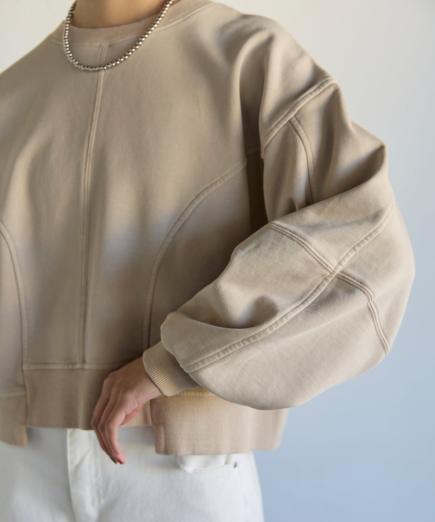 Pigment Short-Length Sweatshirt　ピグメント短丈スウェット