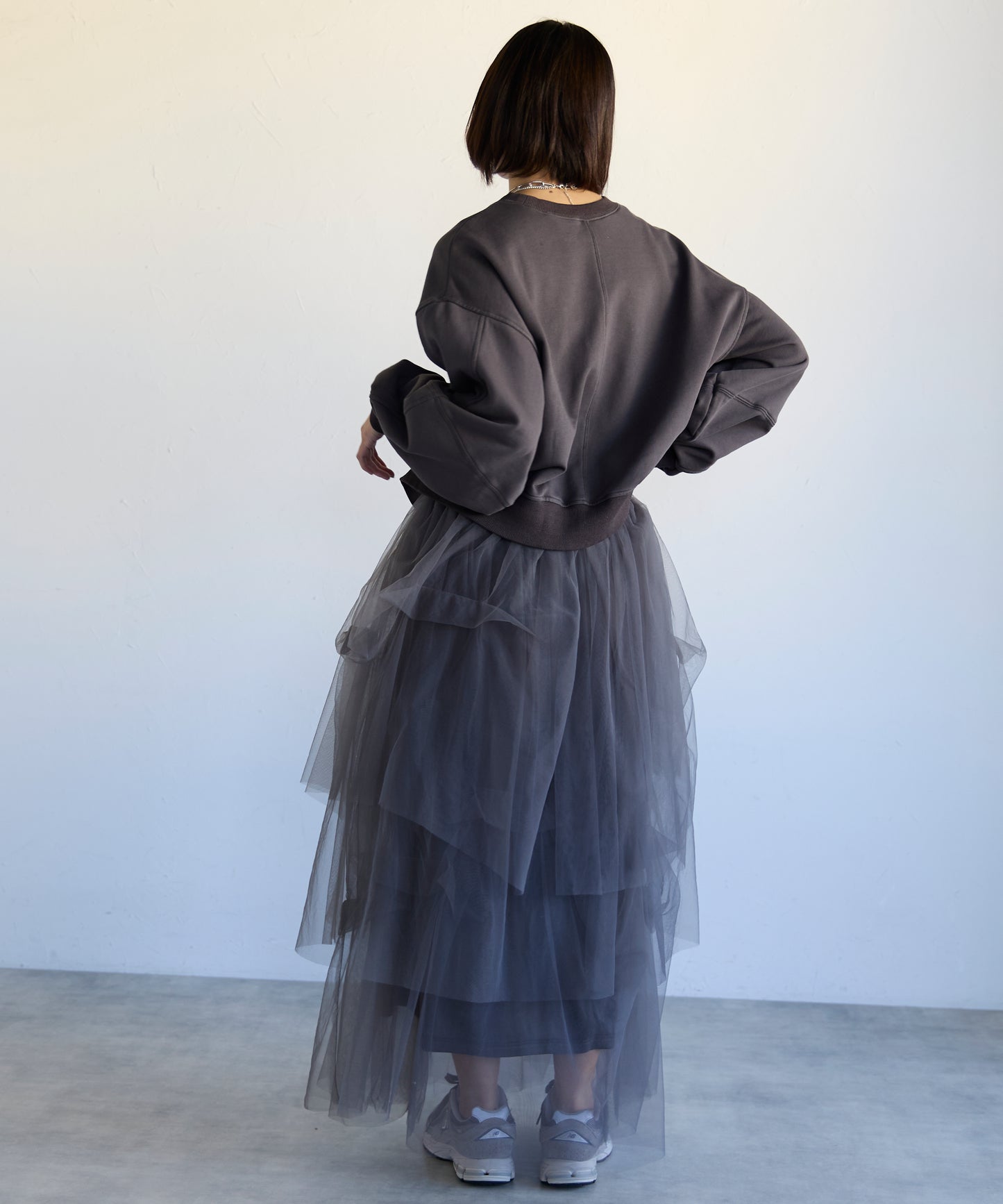 Pigment Short-Length Sweatshirt　ピグメント短丈スウェット