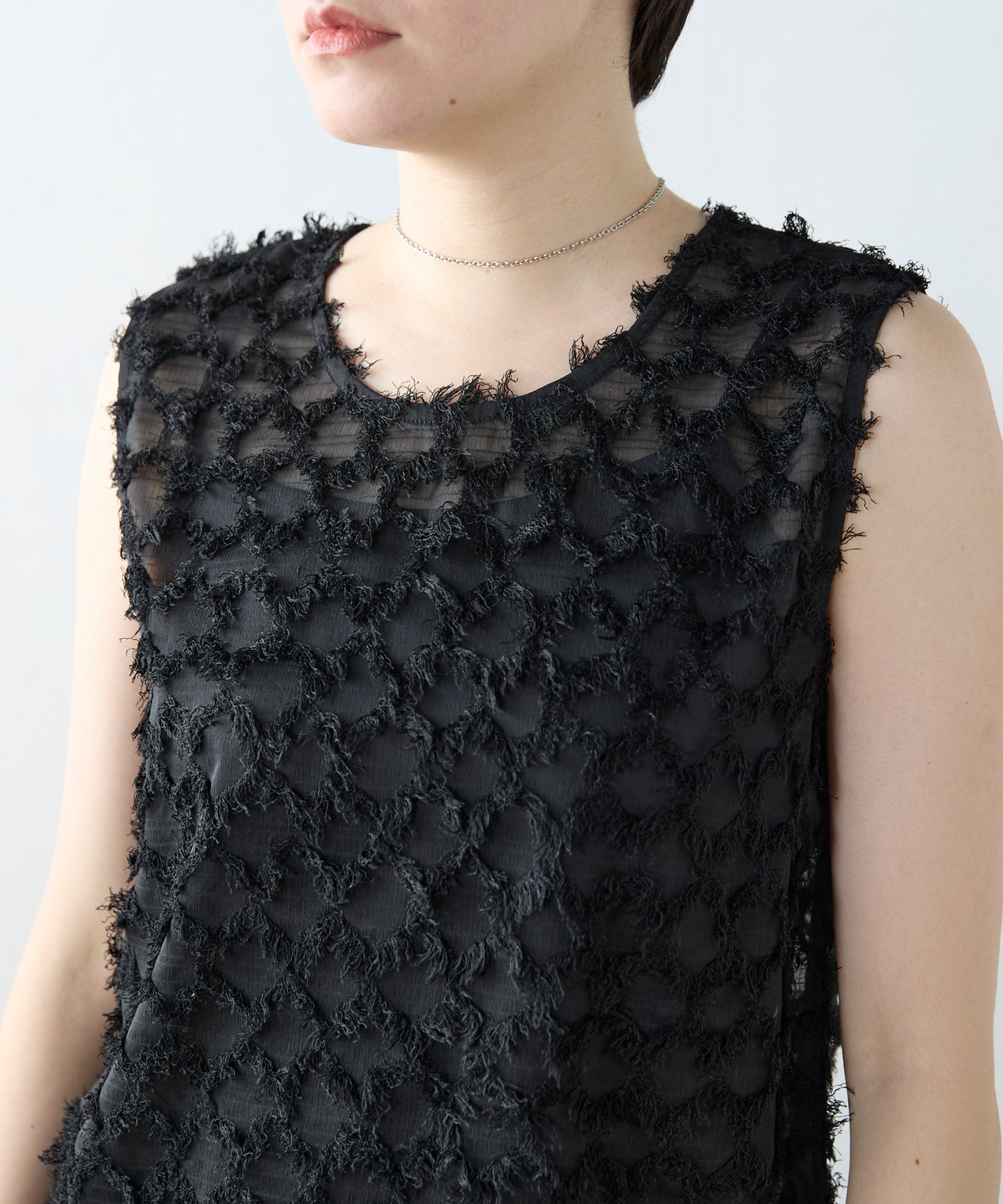Fringe bestand camisole　フリンジベスト＋キャミソール2点SET