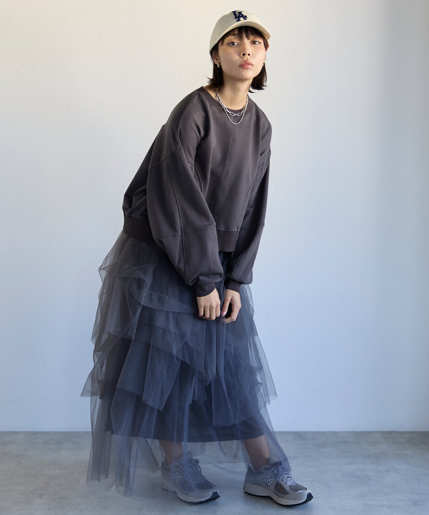 Pigment Short-Length Sweatshirt　ピグメント短丈スウェット