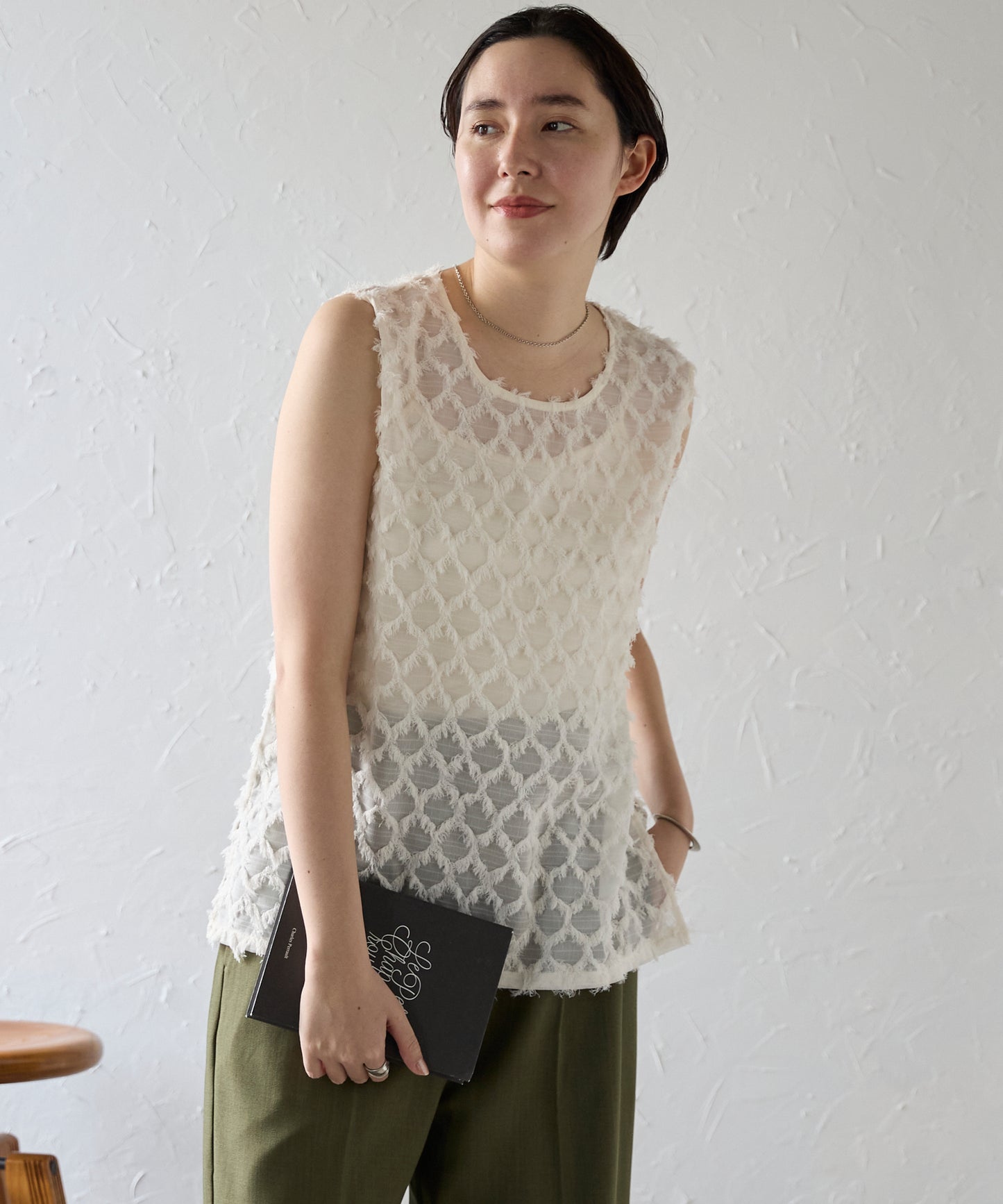 Fringe bestand camisole　フリンジベスト＋キャミソール2点SET