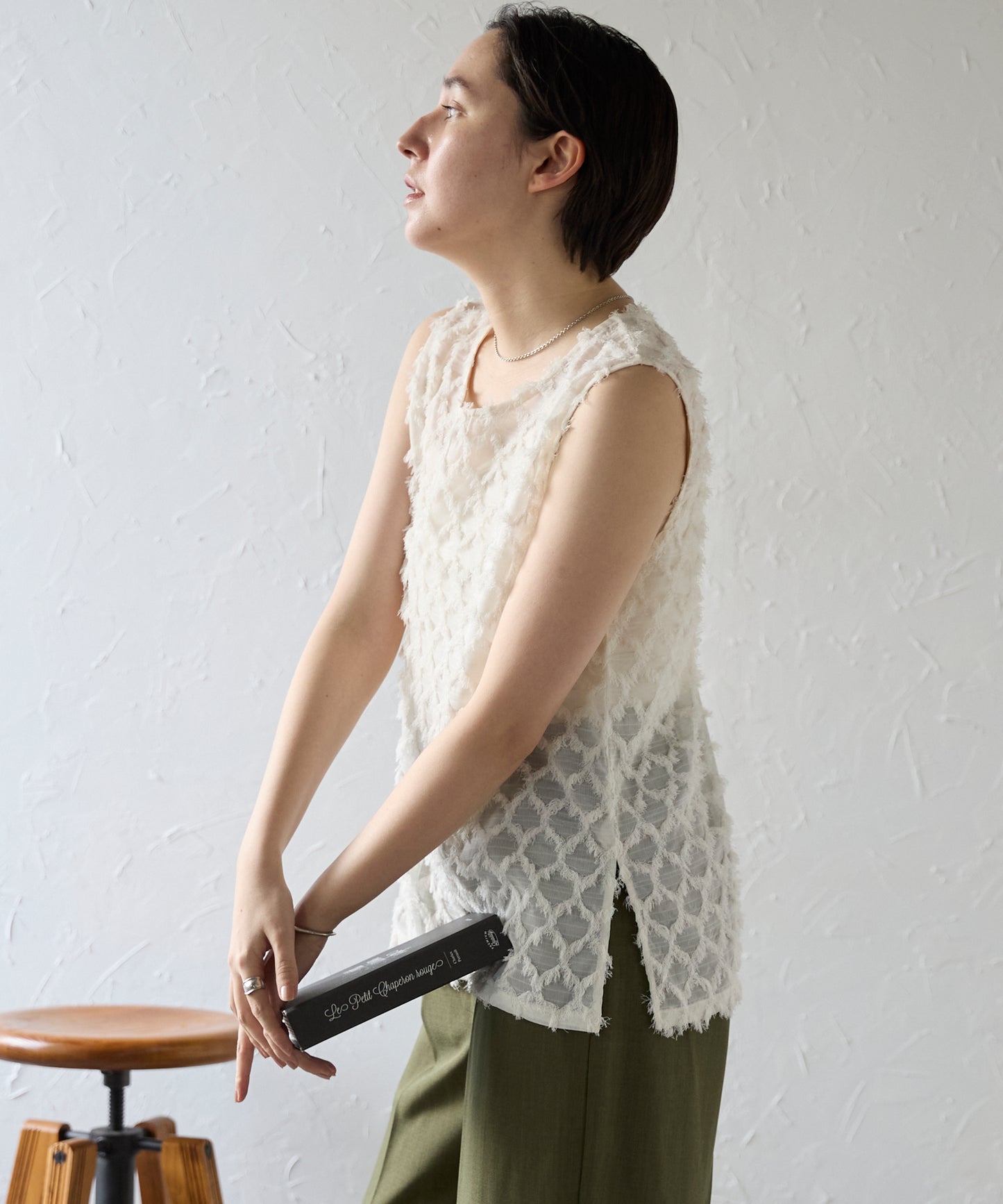 Fringe bestand camisole　フリンジベスト＋キャミソール2点SET