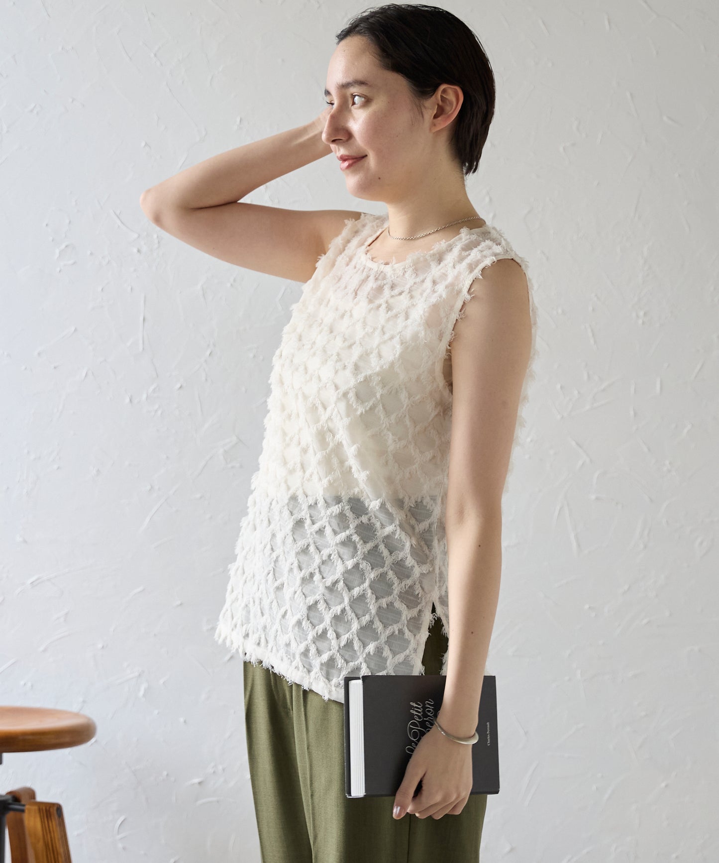 Fringe bestand camisole　フリンジベスト＋キャミソール2点SET