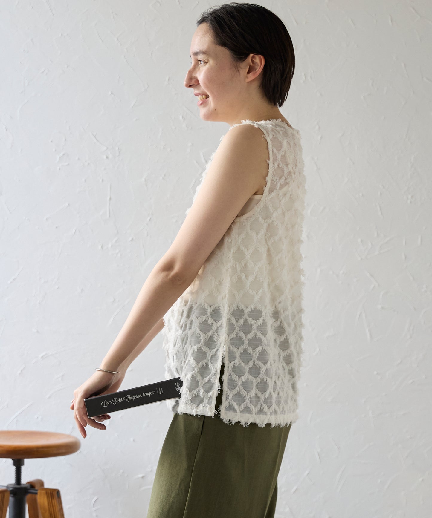 Fringe bestand camisole　フリンジベスト＋キャミソール2点SET