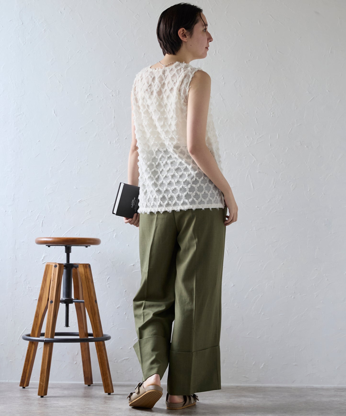 Fringe bestand camisole　フリンジベスト＋キャミソール2点SET
