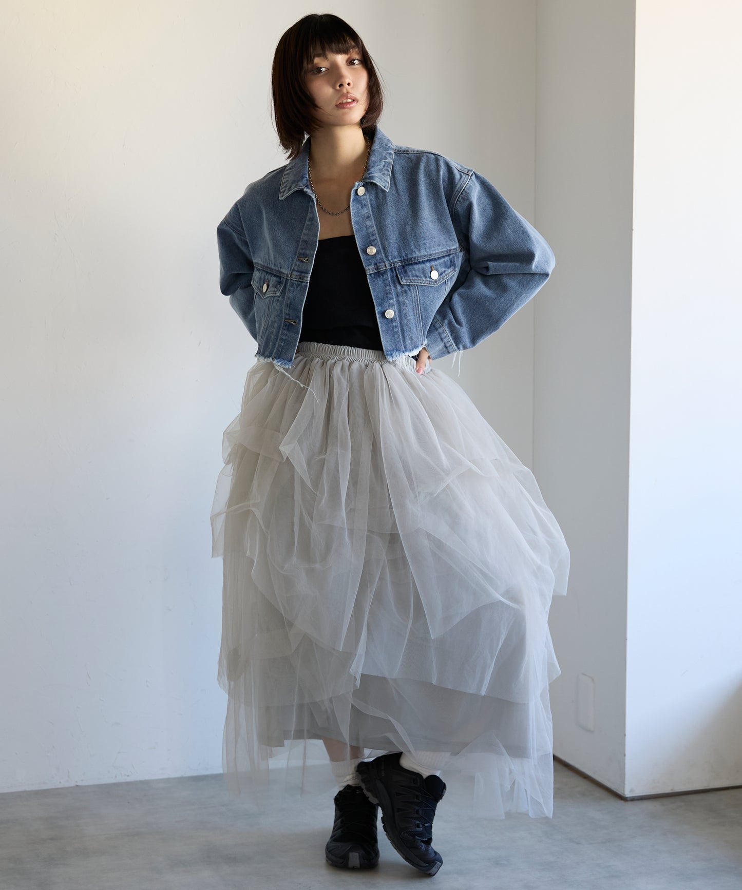 Volume Tulle Skirt　ボリュームチュールスカート