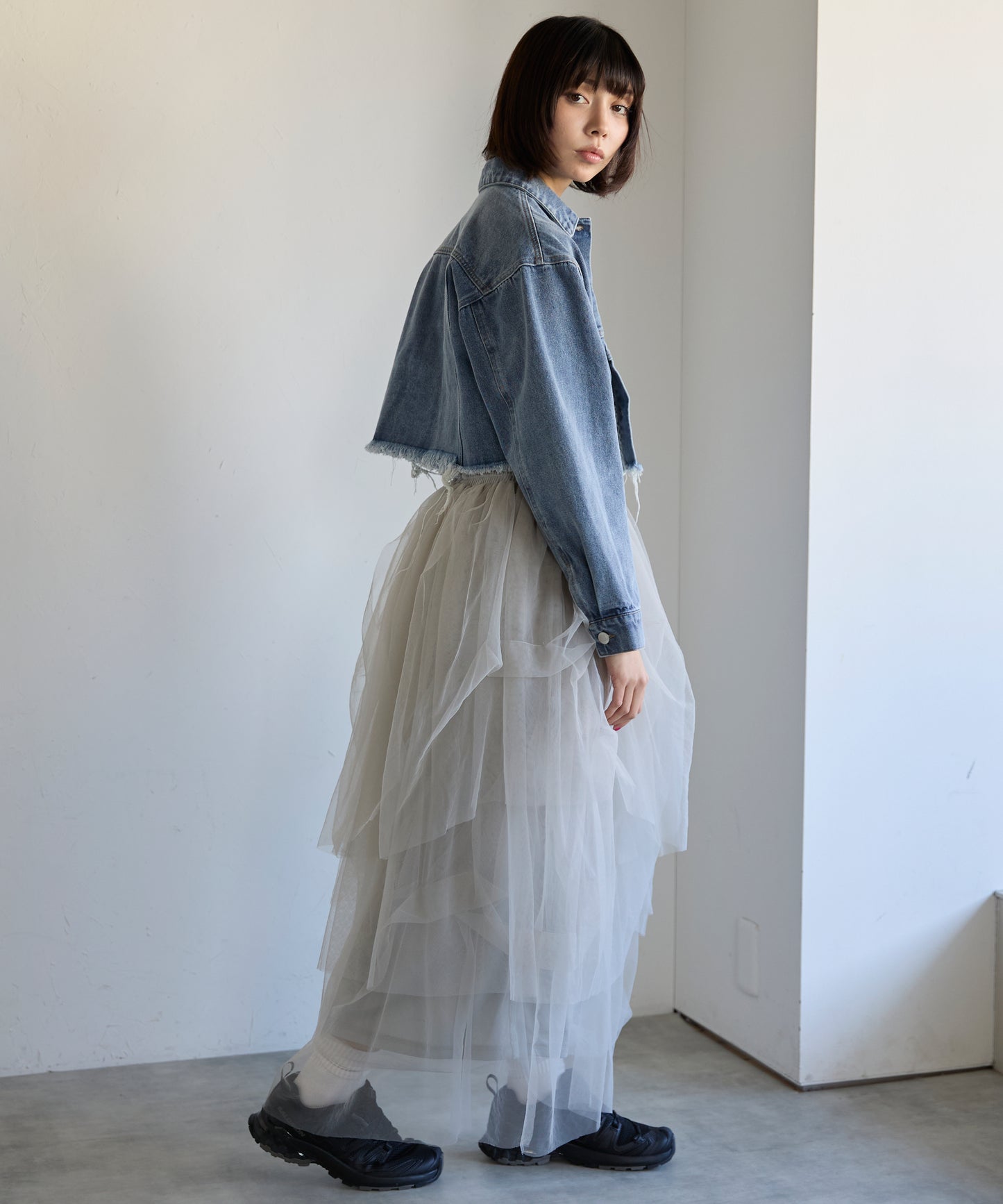 Volume Tulle Skirt　ボリュームチュールスカート