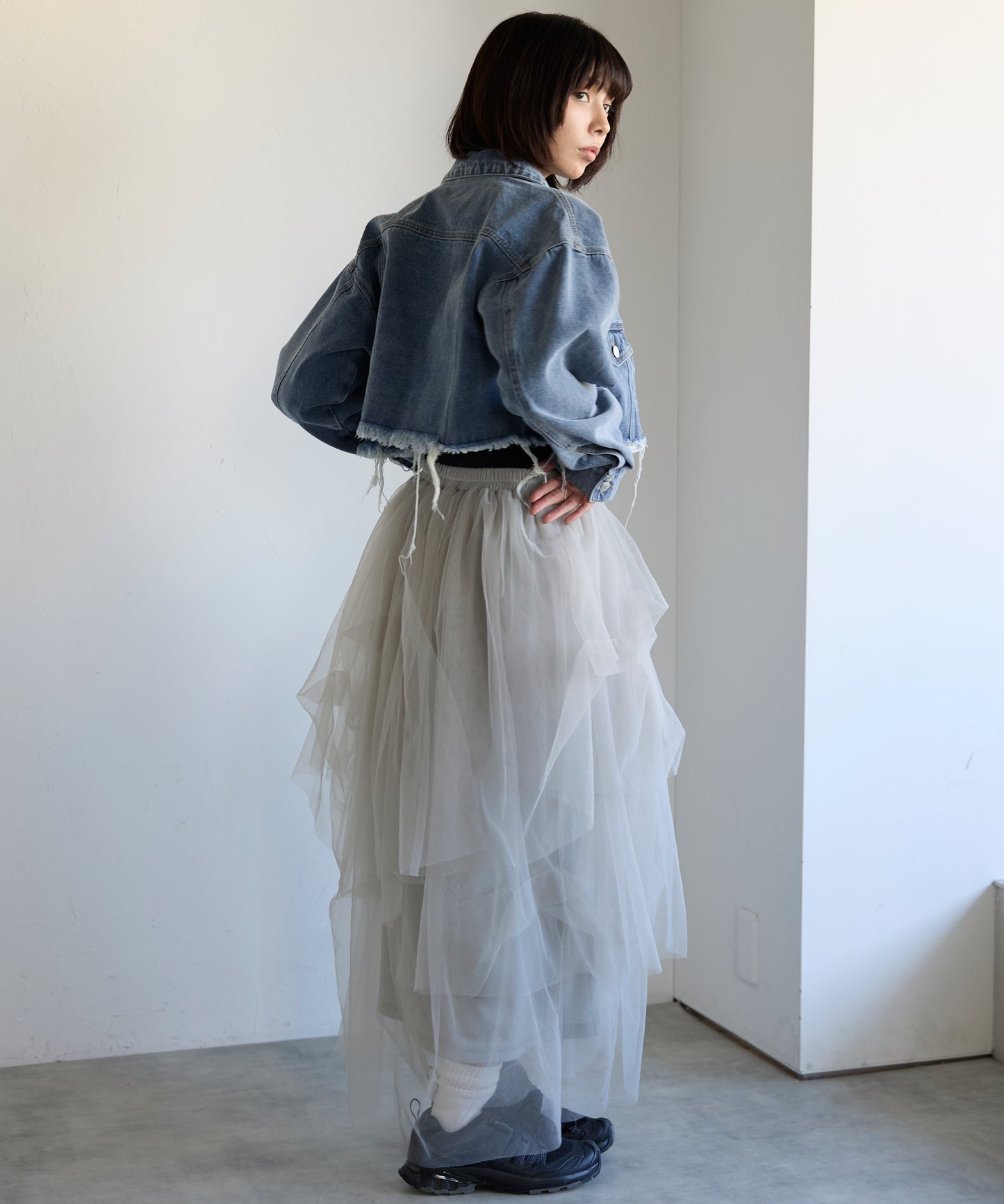 Volume Tulle Skirt　ボリュームチュールスカート