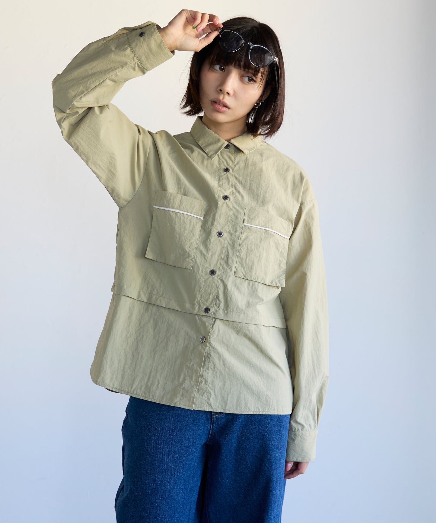 2way Utility Shirt　2wayユーティリティシャツ