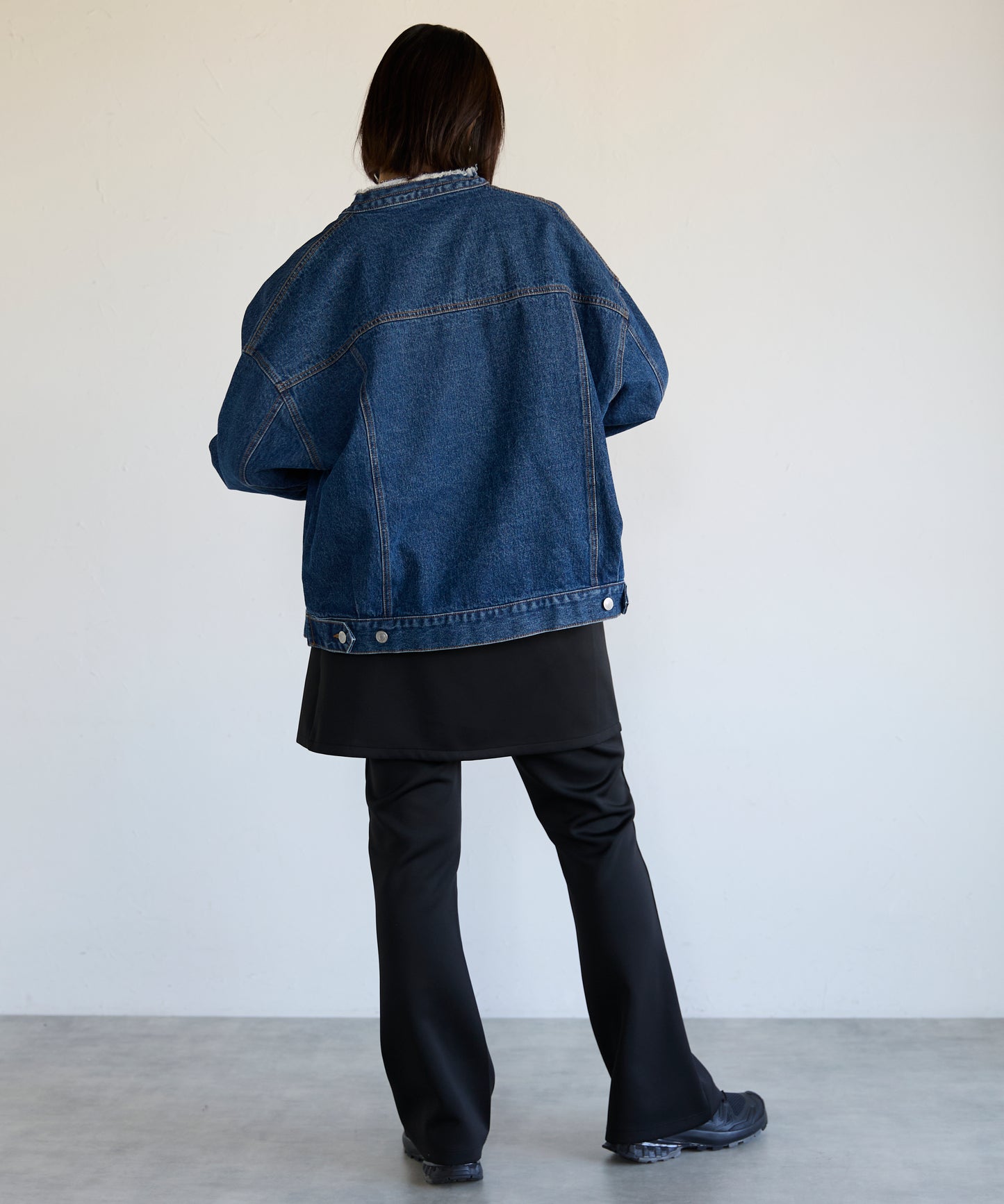 Collarless Denim Jacket　ノーカラーデニムジャケット