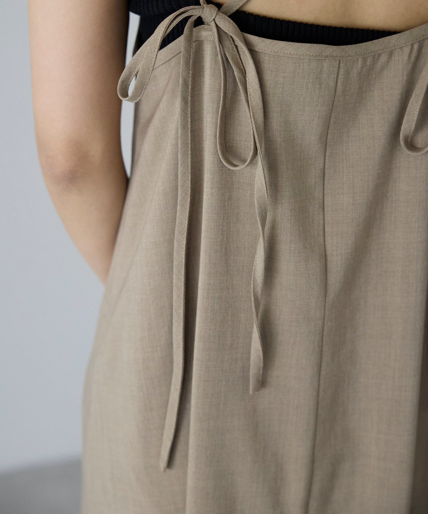 Double strap camisole dress　ダブルストラップキャミワンピース
