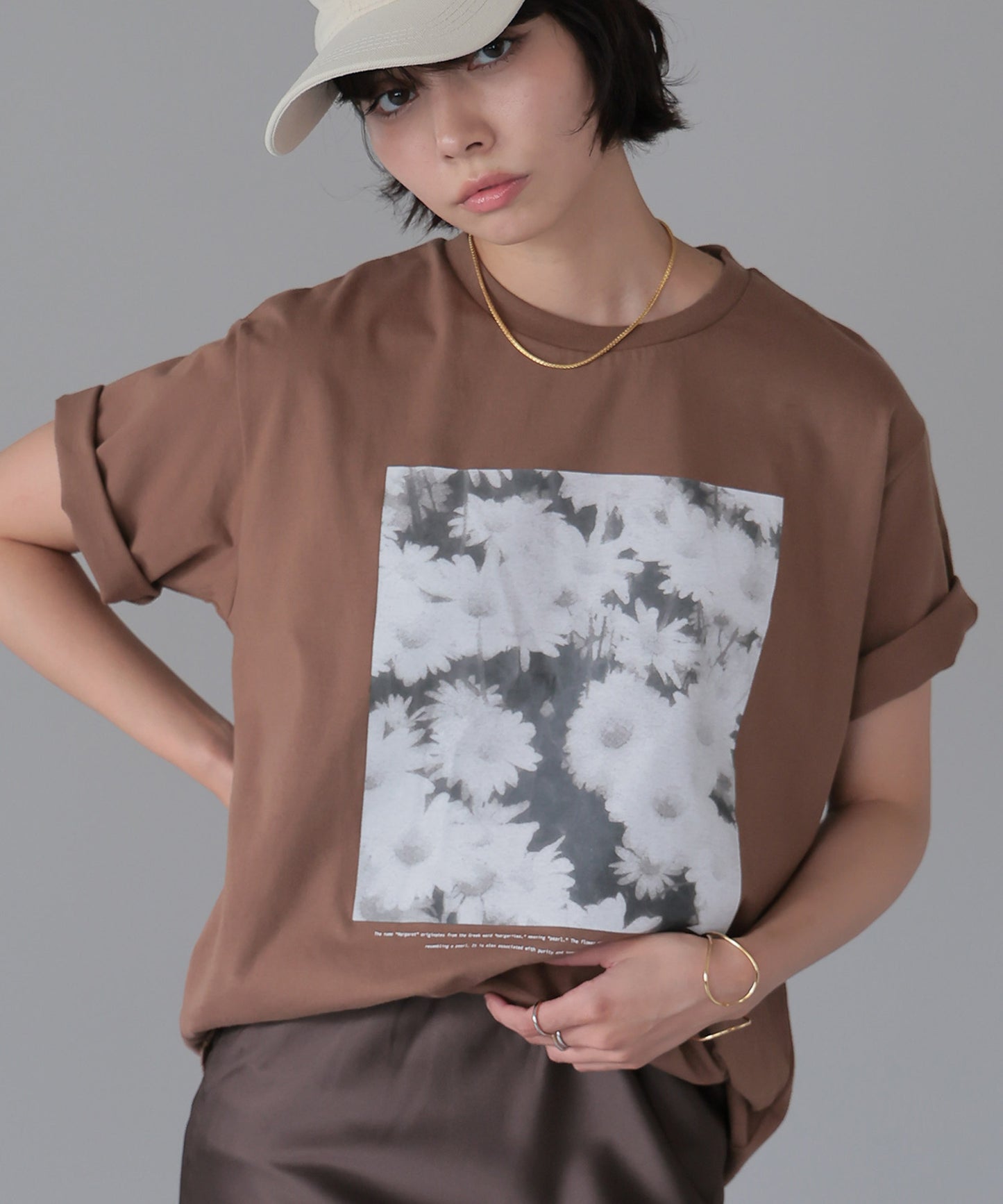 Flower Photo T-shirt／フラワーフォトTシャツ