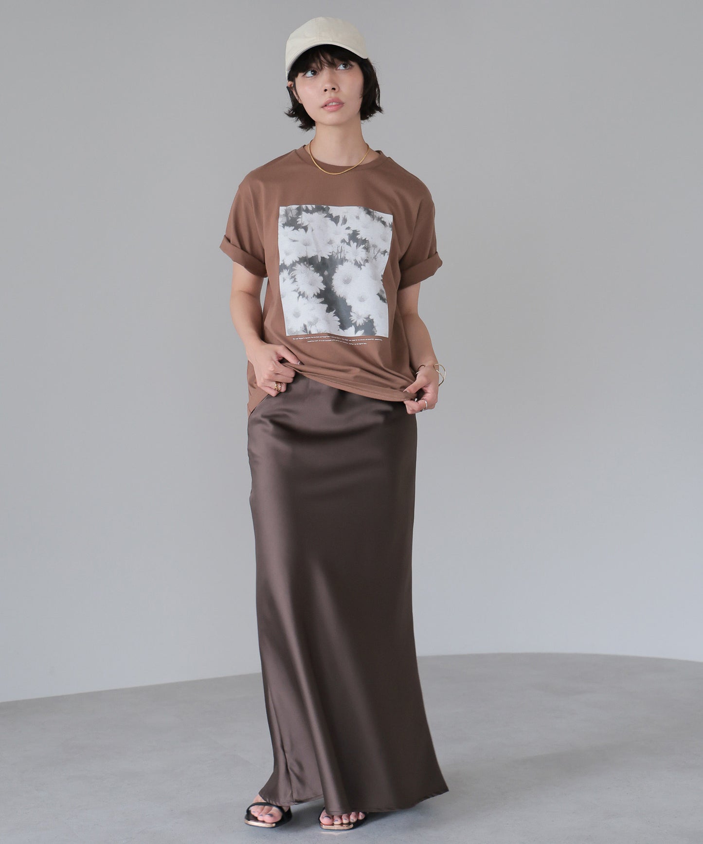 Flower Photo T-shirt／フラワーフォトTシャツ