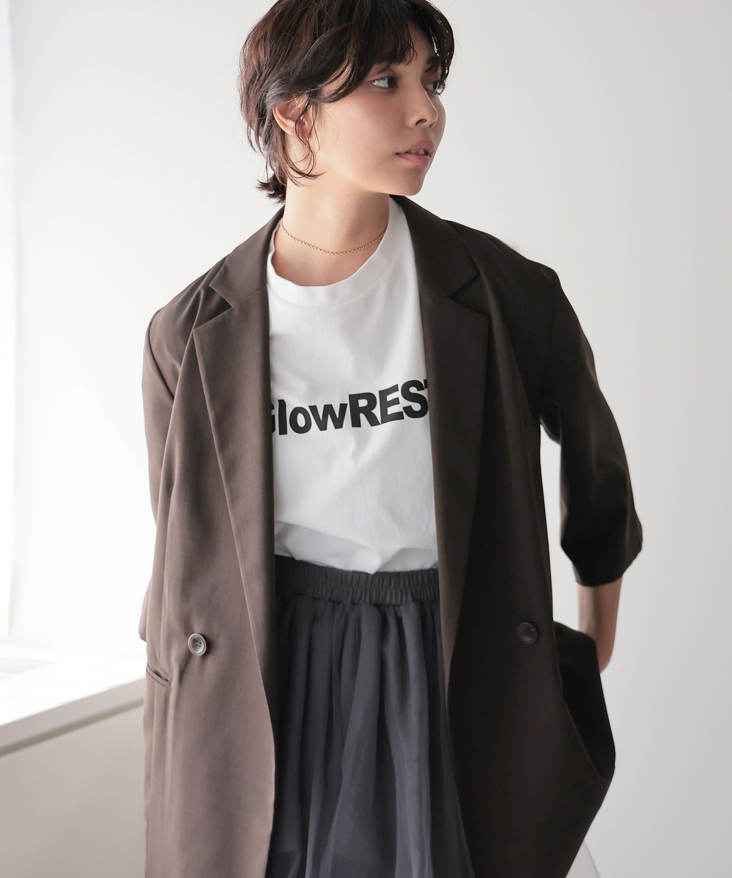 GlowREST Logo T-shirt/GlowRESTロゴTシャツ