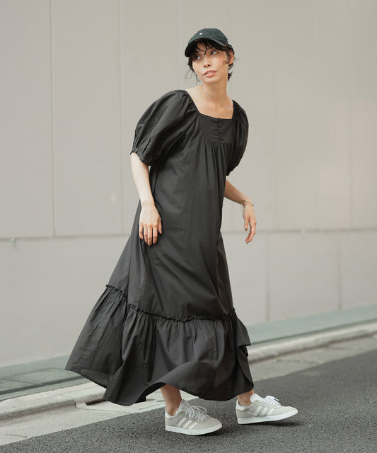 2way Cotton Dress／2wayコットンワンピース