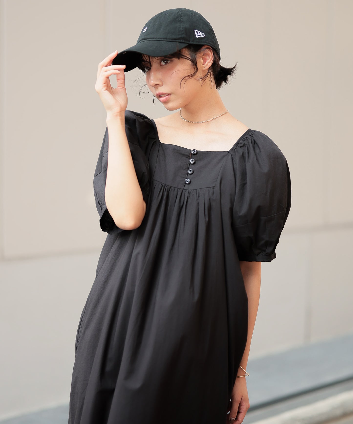 2way Cotton Dress／2wayコットンワンピース