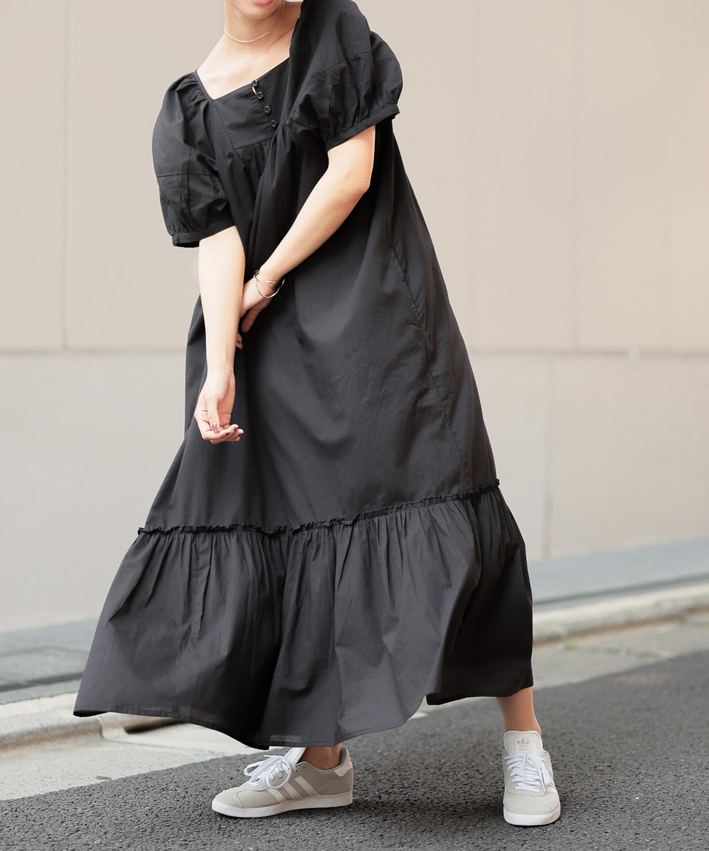 2way Cotton Dress／2wayコットンワンピース