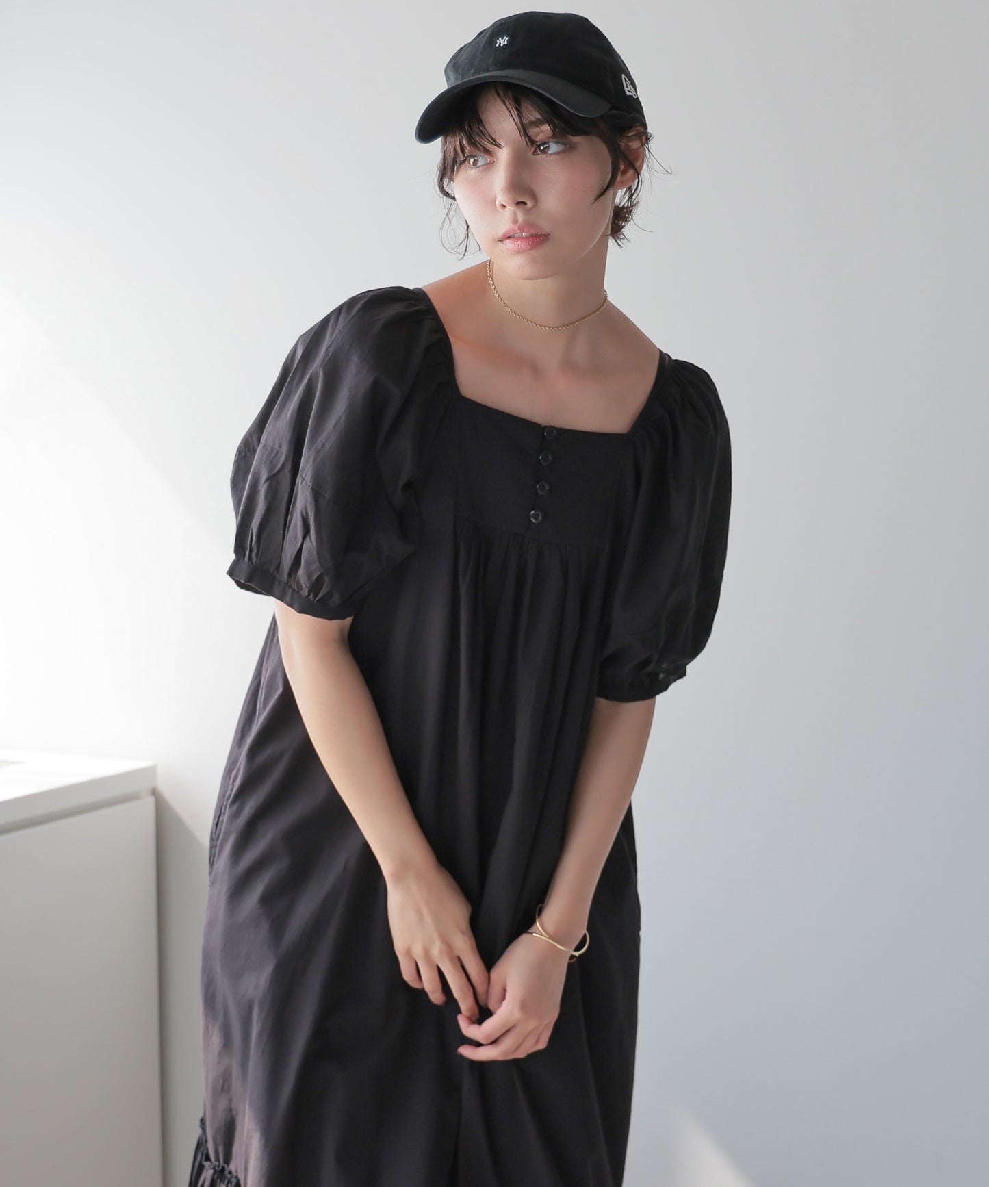 2way Cotton Dress／2wayコットンワンピース