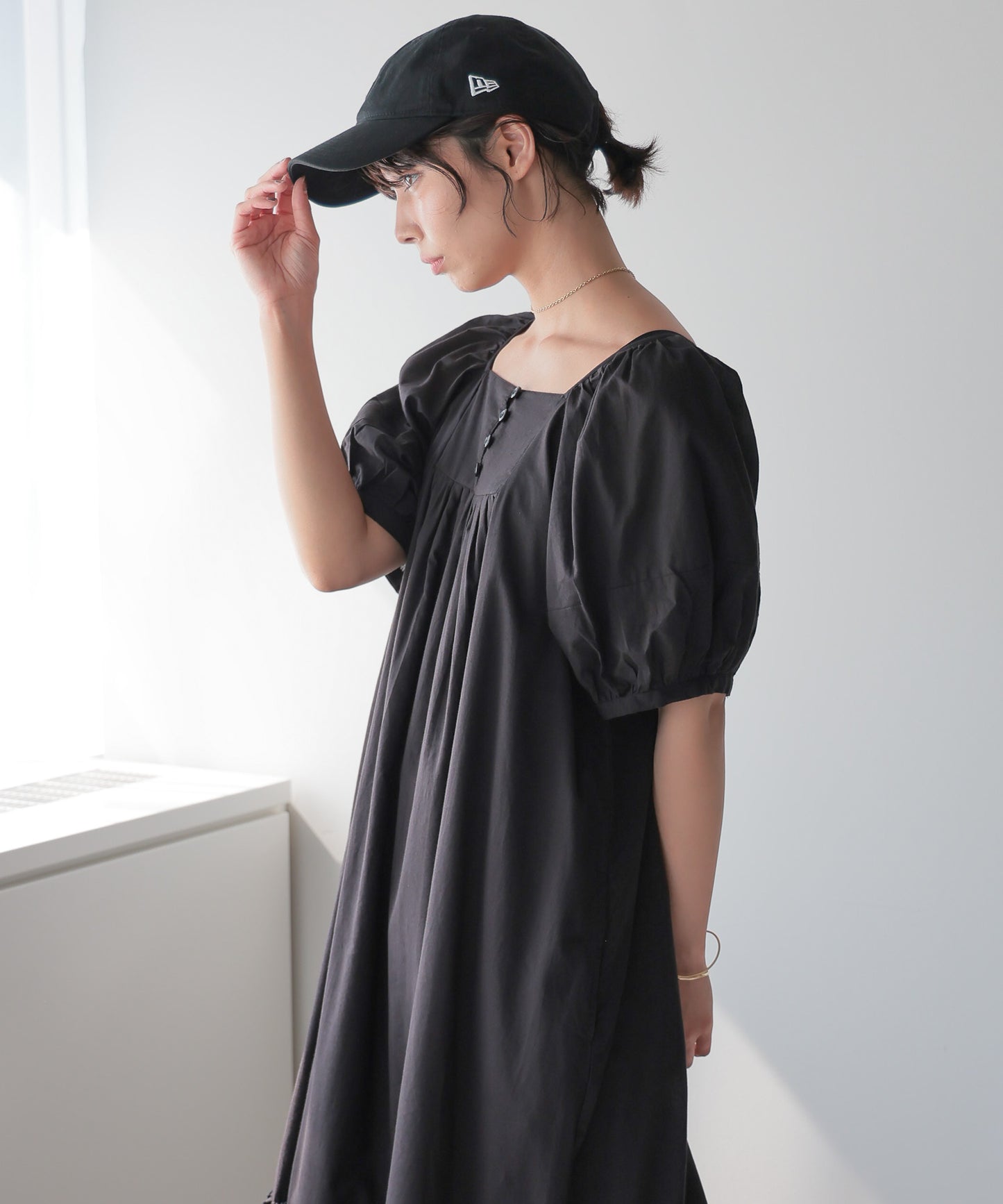 2way Cotton Dress／2wayコットンワンピース