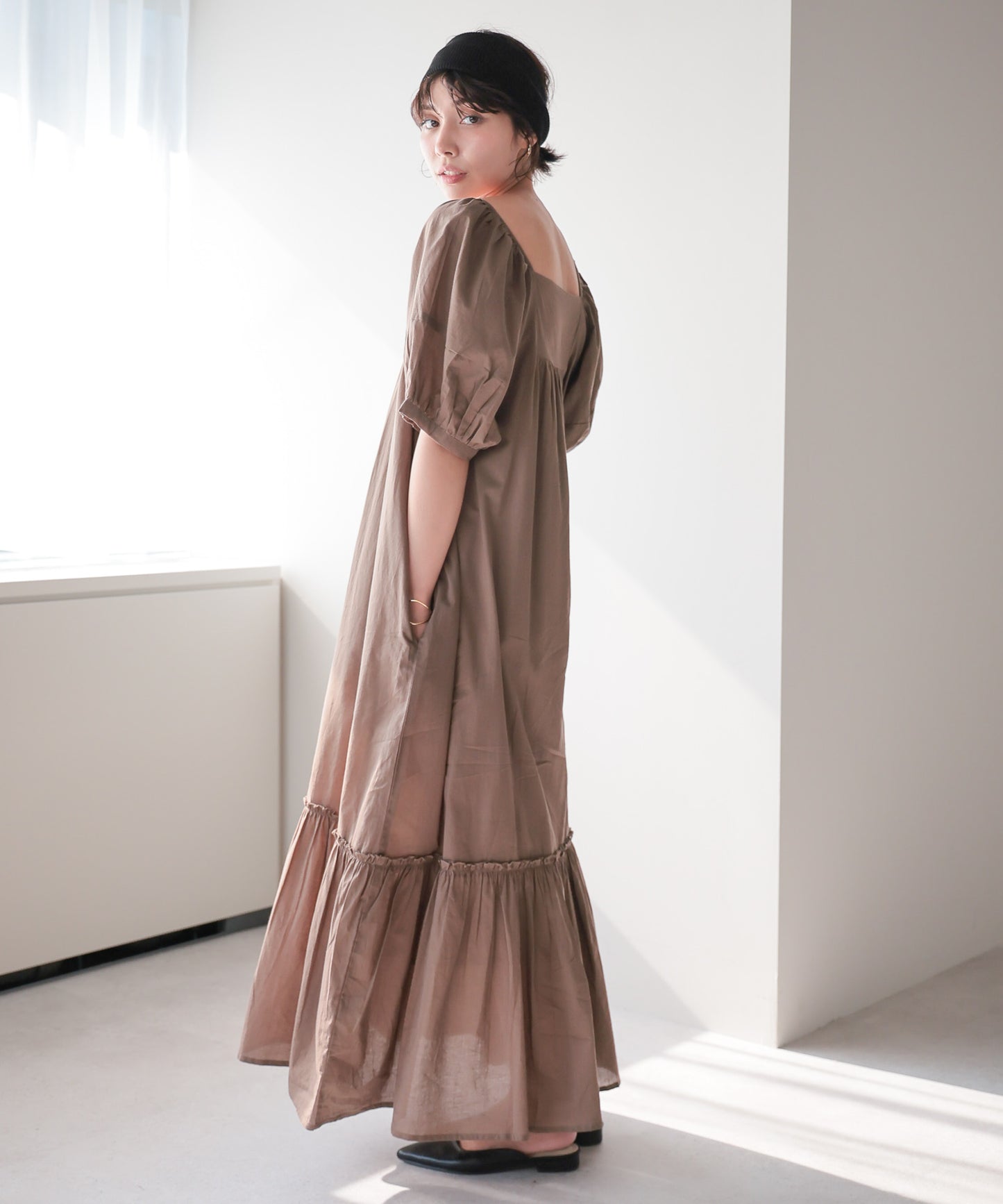 2way Cotton Dress／2wayコットンワンピース