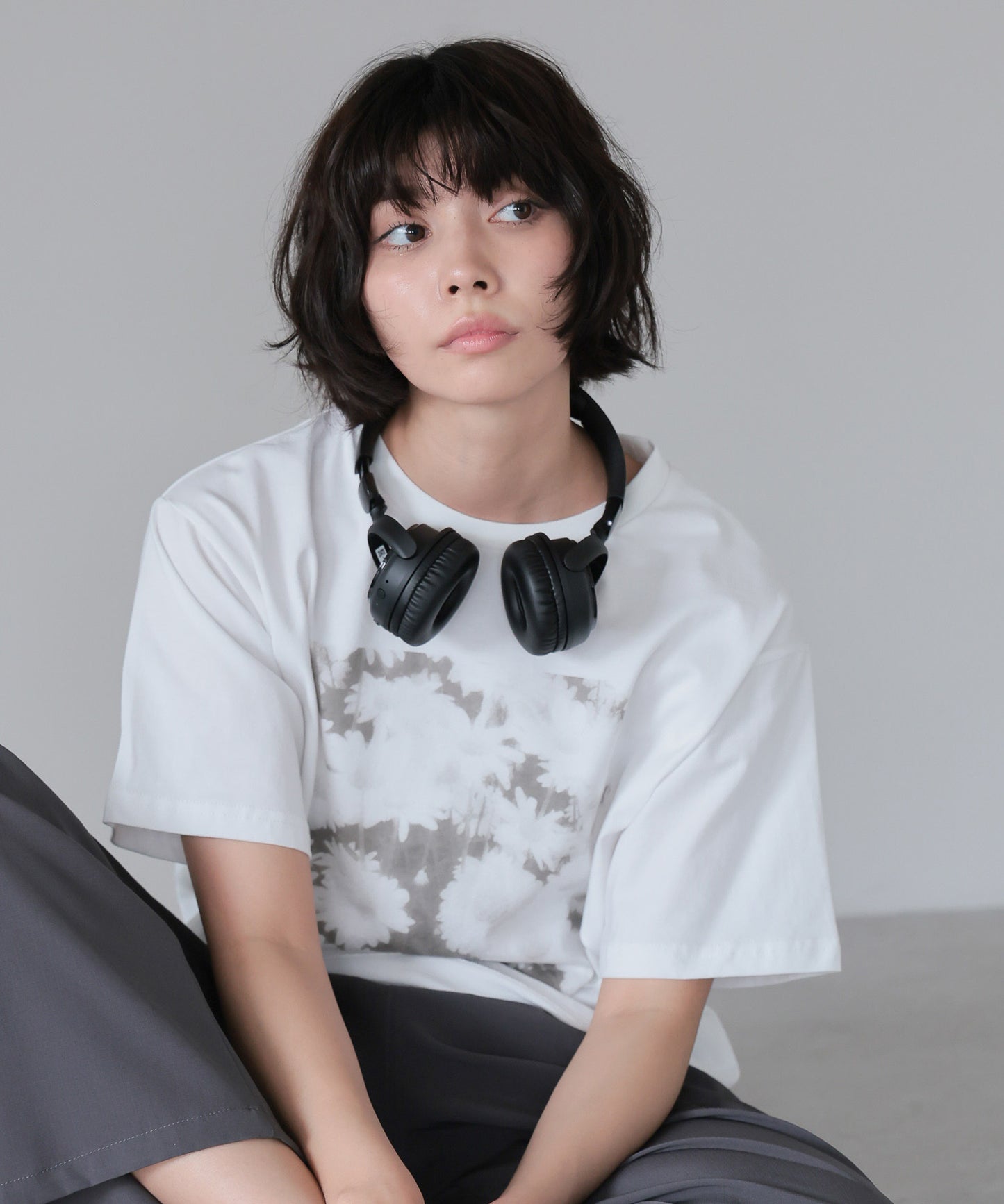 Flower Photo T-shirt／フラワーフォトTシャツ