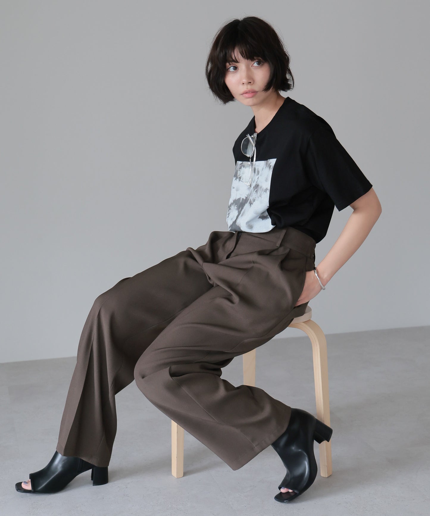 Flower Photo T-shirt／フラワーフォトTシャツ