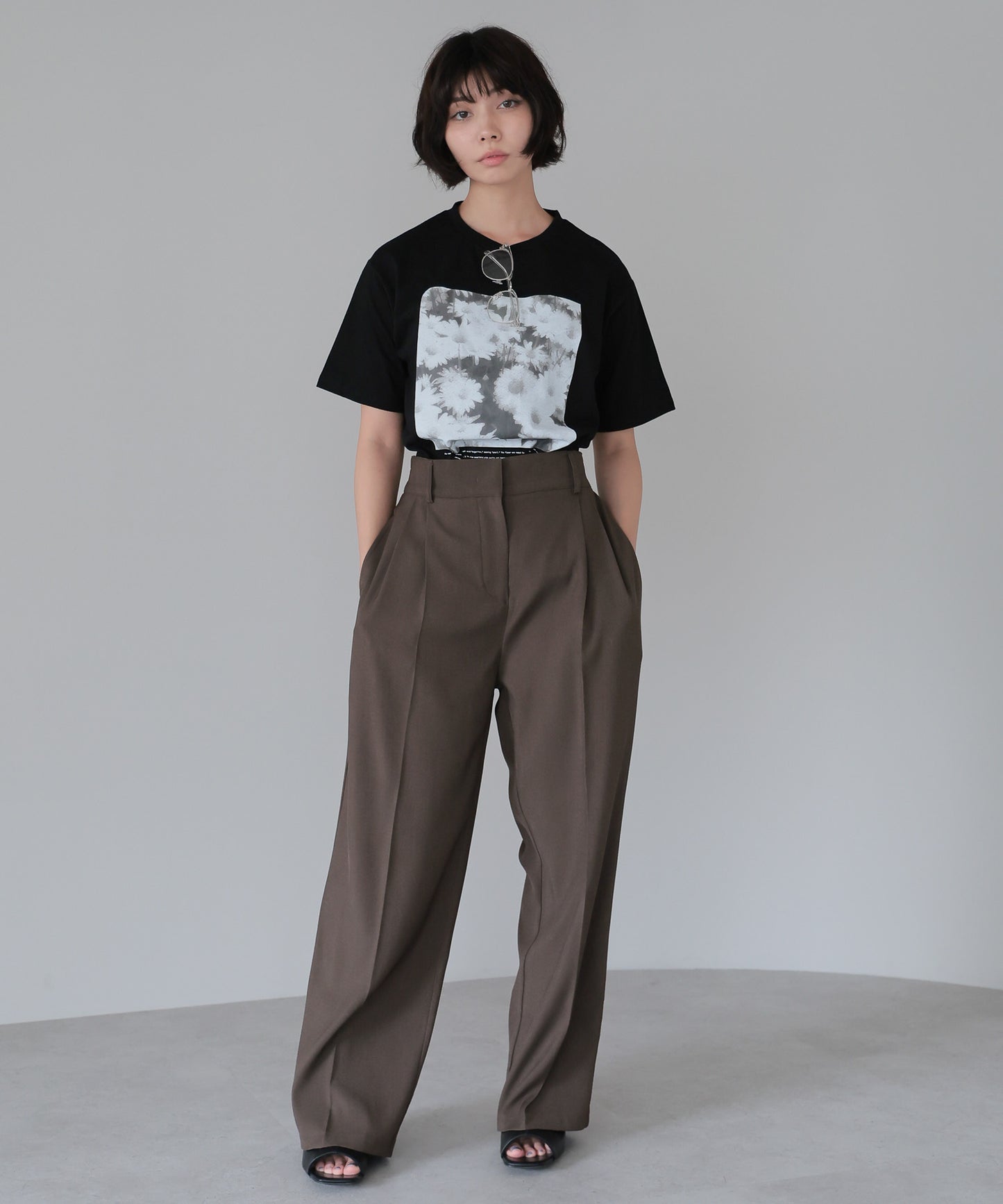 Flower Photo T-shirt／フラワーフォトTシャツ