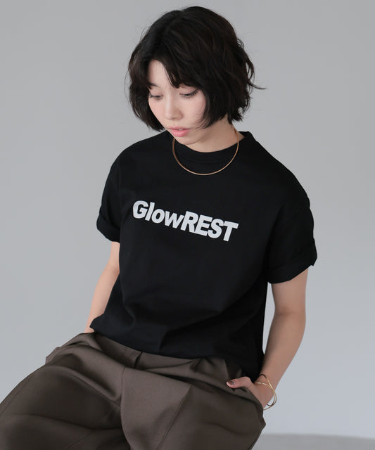 GlowREST Logo T-shirt/GlowRESTロゴTシャツ