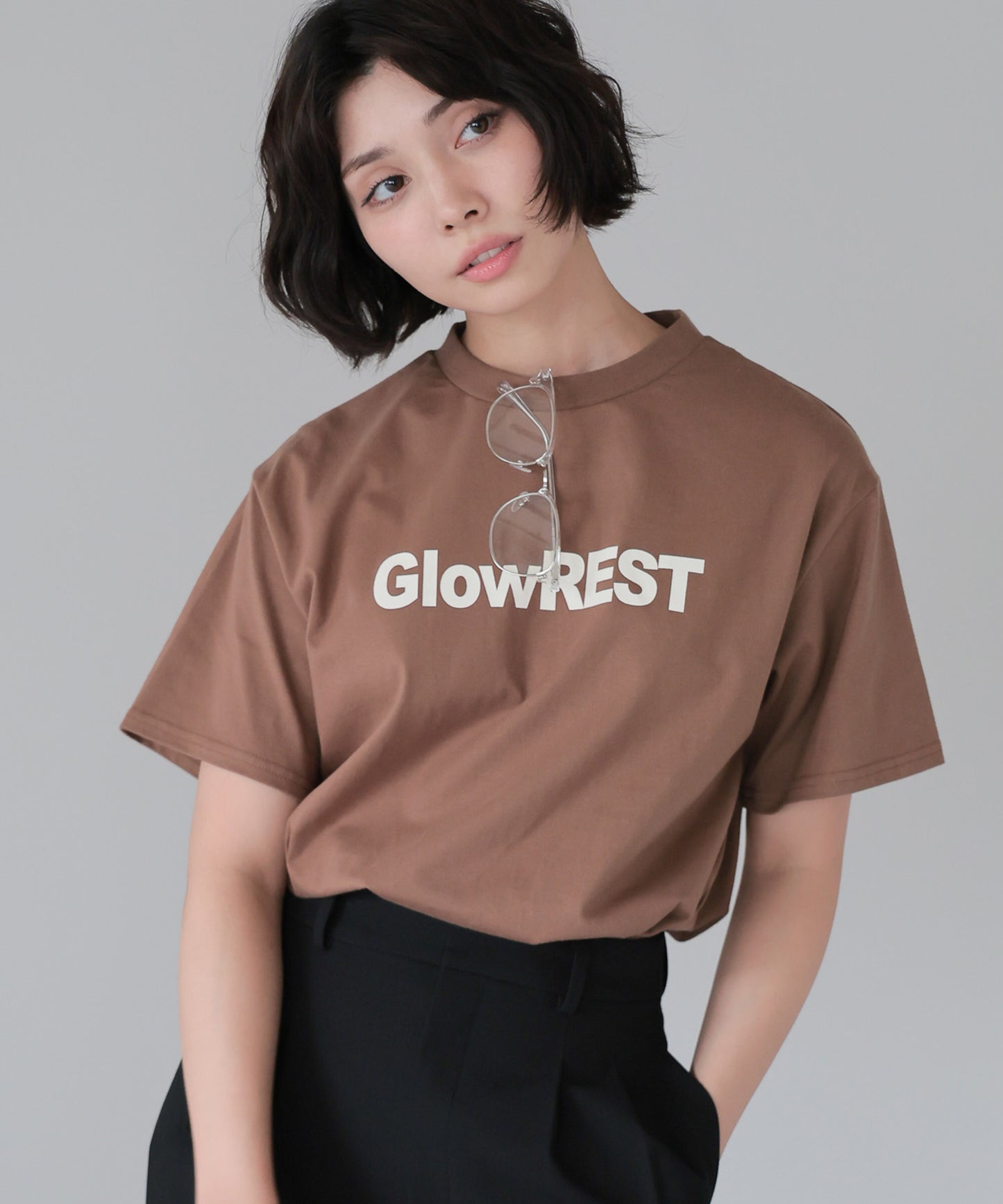 GlowREST Logo T-shirt/GlowRESTロゴTシャツ