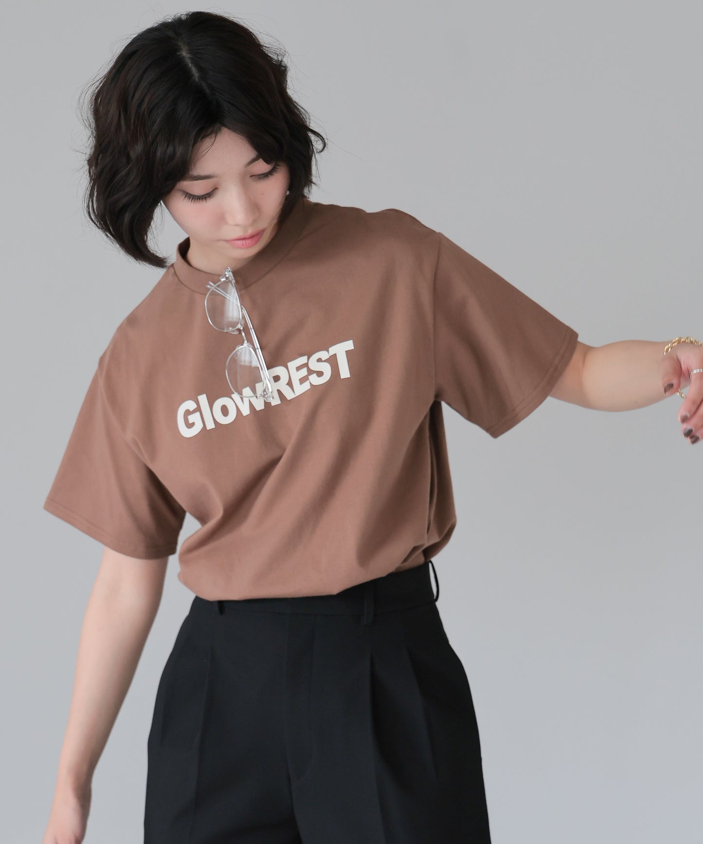 GlowREST Logo T-shirt/GlowRESTロゴTシャツ