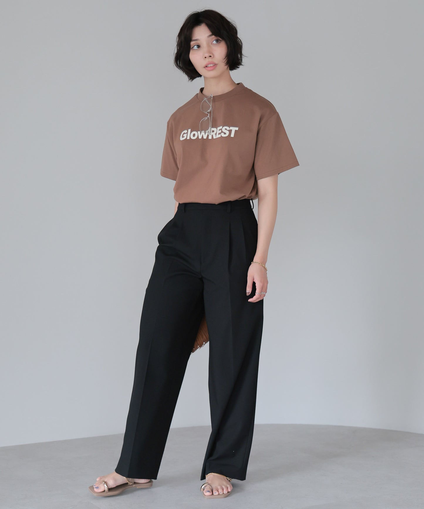 GlowREST Logo T-shirt/GlowRESTロゴTシャツ