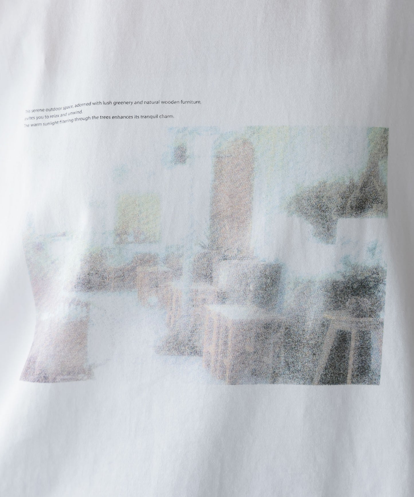 Terrace Photo Tee / テラスフォトTシャツ