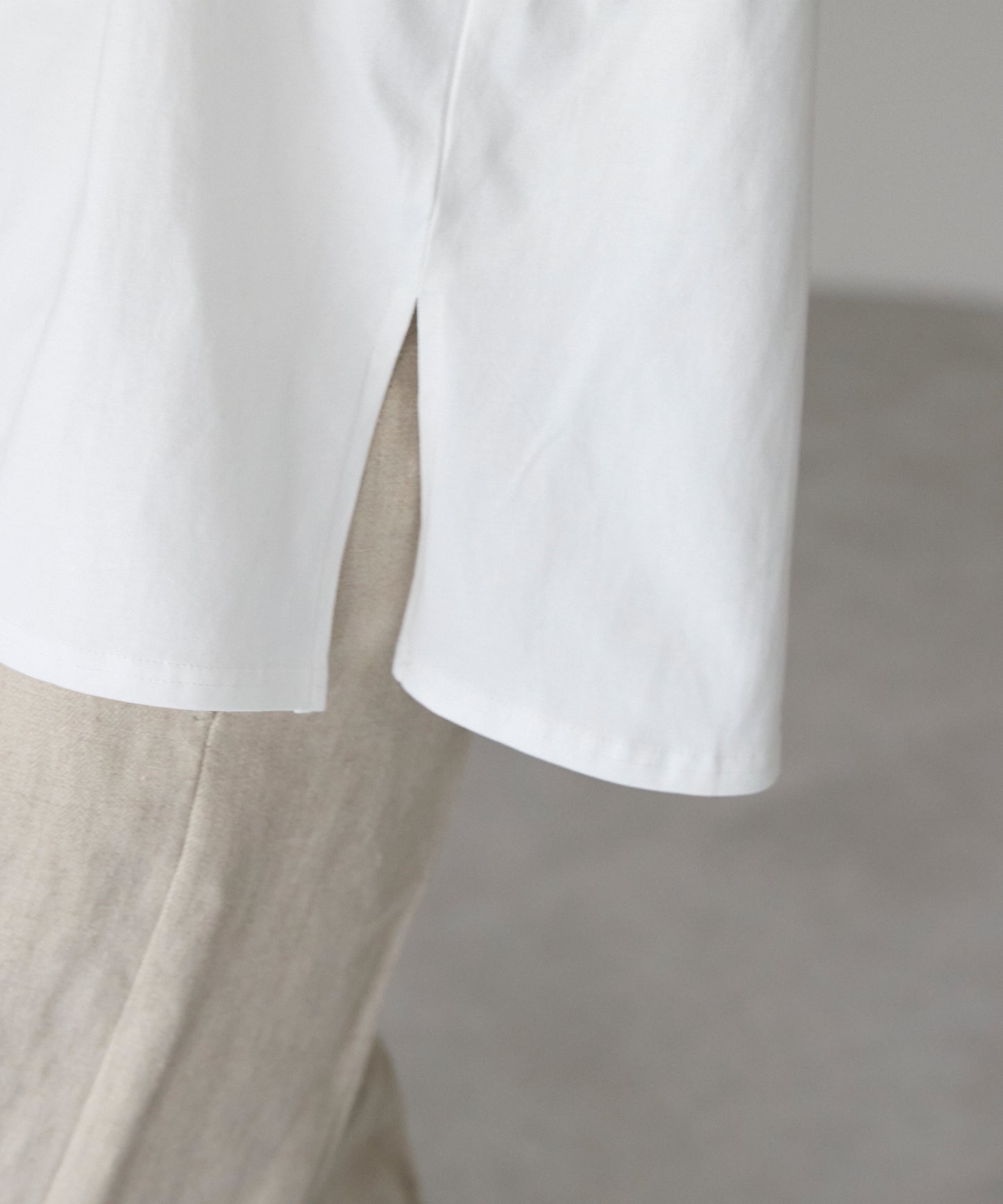 Drawstring ribbon tops　ドロストリボントップス