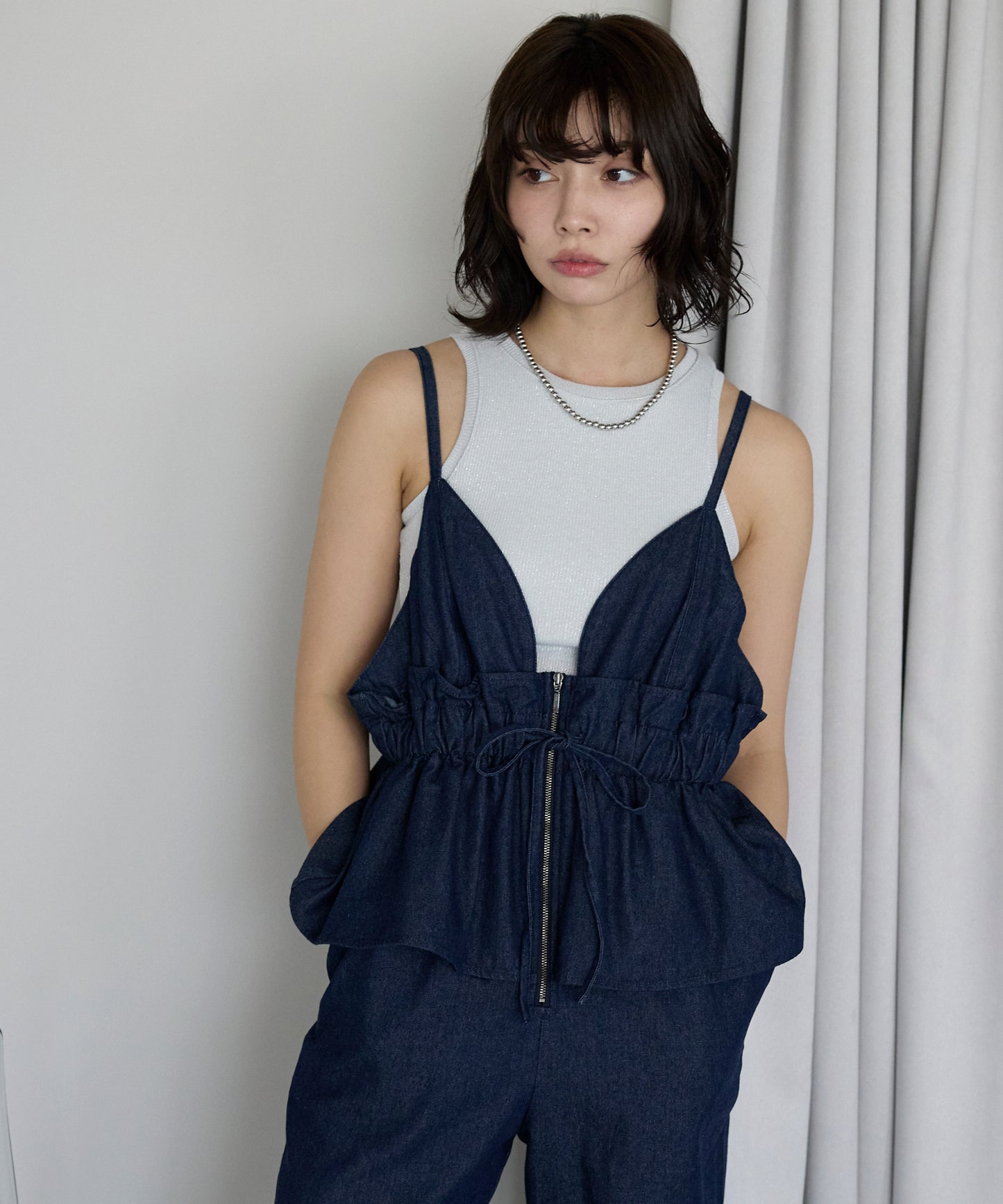 Peplum Jumpsuit　ペプラムコンビネゾン