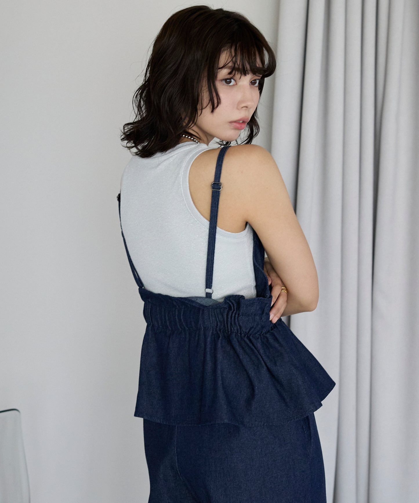 Peplum Jumpsuit　ペプラムコンビネゾン