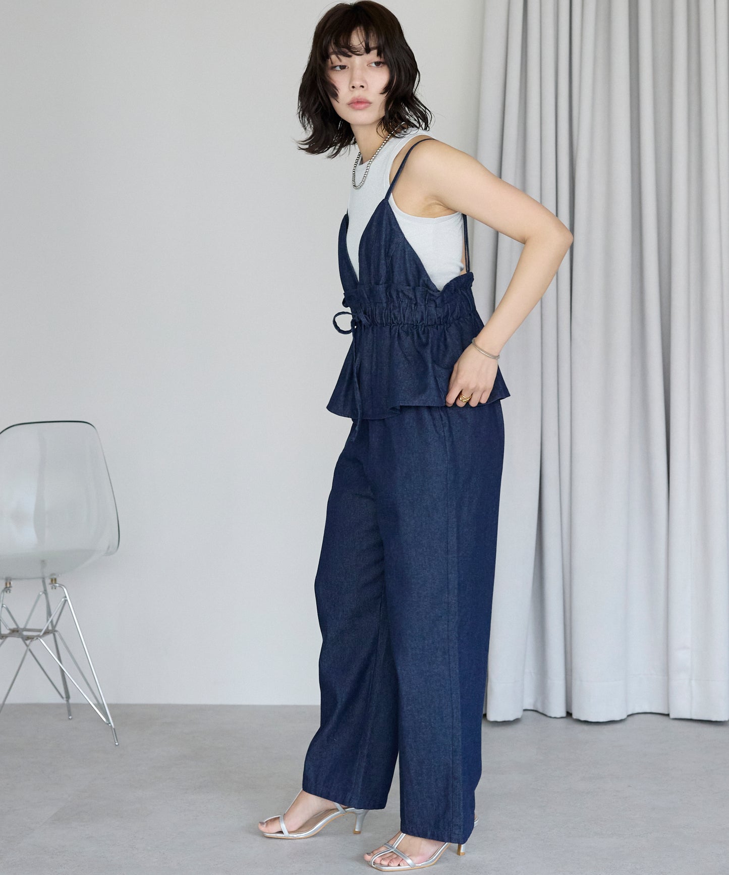 Peplum Jumpsuit　ペプラムコンビネゾン