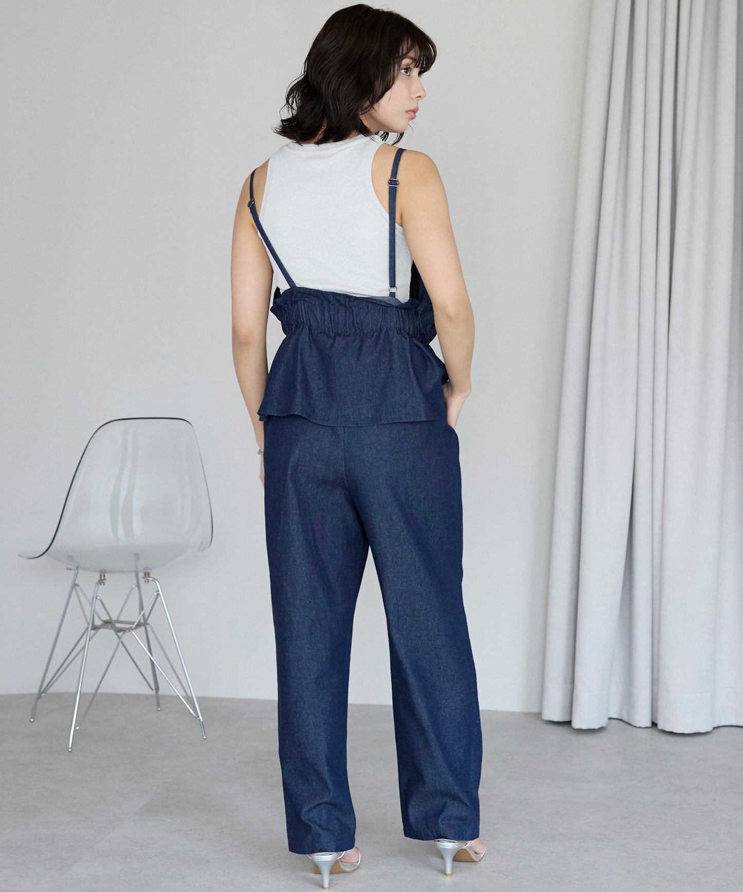 Peplum Jumpsuit　ペプラムコンビネゾン