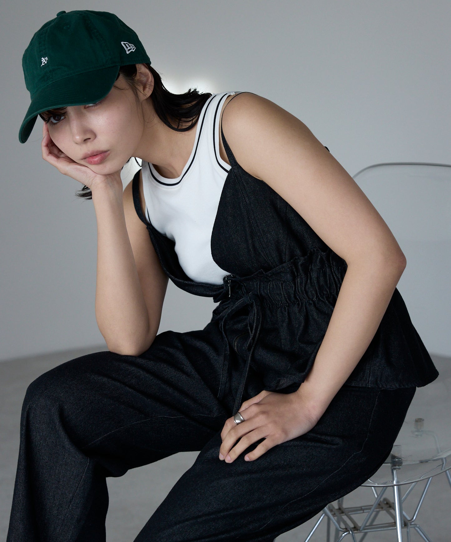 Peplum Jumpsuit　ペプラムコンビネゾン